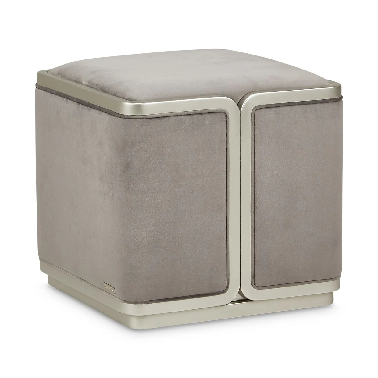 Linea Ottoman - Gray Pearl/SilverMist - Image 7