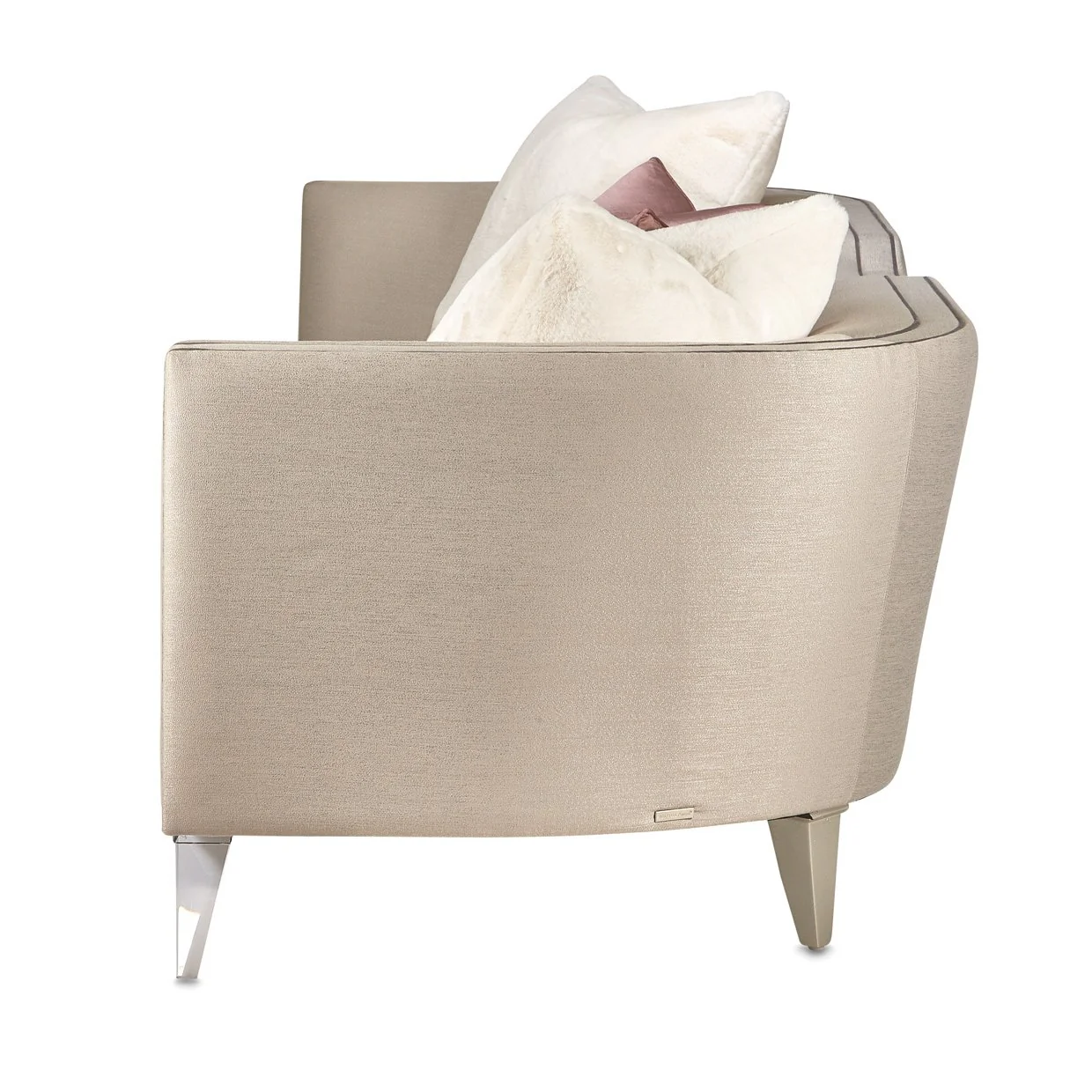 Linea Sofa - Metallic/Silver Mist - Image 9