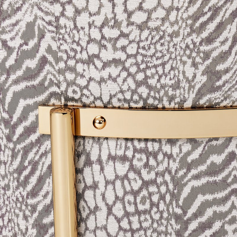 Lisbon Accent Chair - Opal/Gold - Image 10