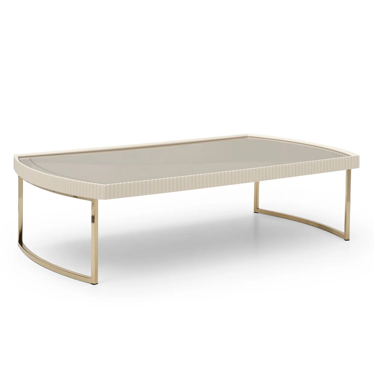 Lisbon Cocktail Table - Silken Matte Cream - Image 6