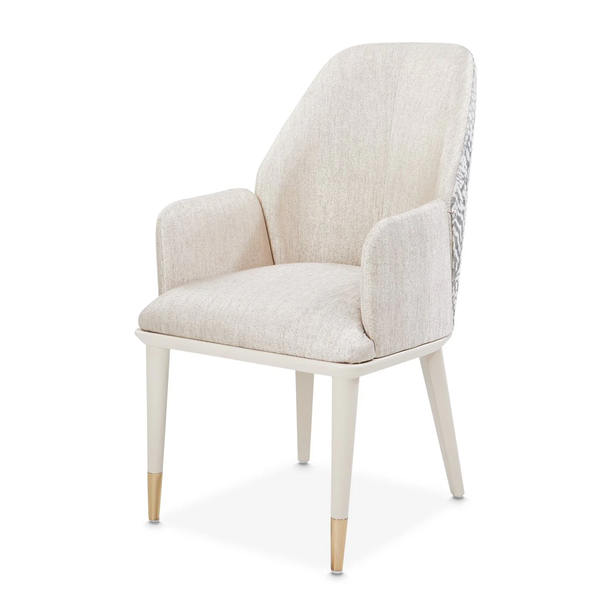 Lisbon Dining Arm Chair - Silken Matte Cream - Image 18