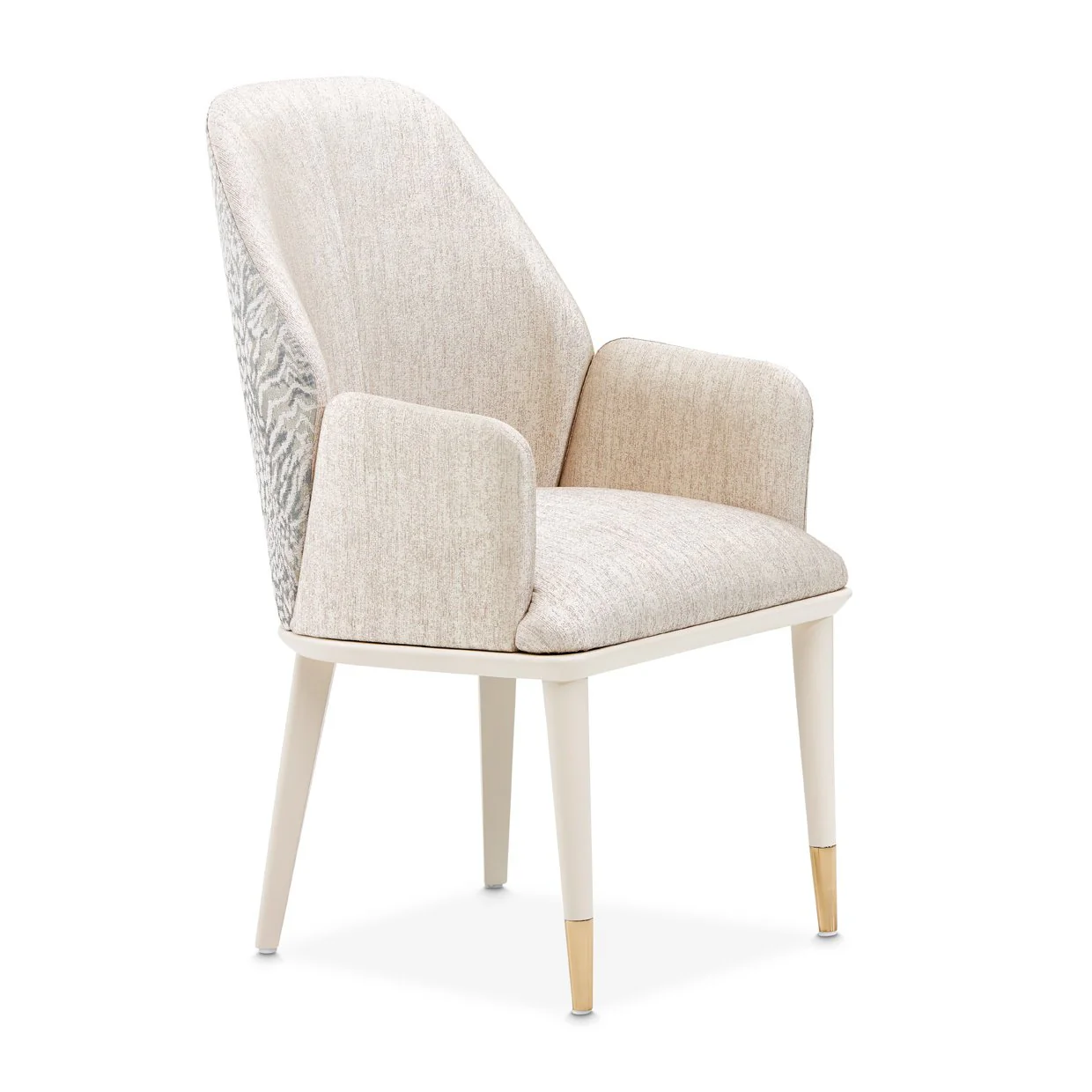 Lisbon Dining Arm Chair - Silken Matte Cream - Image 2