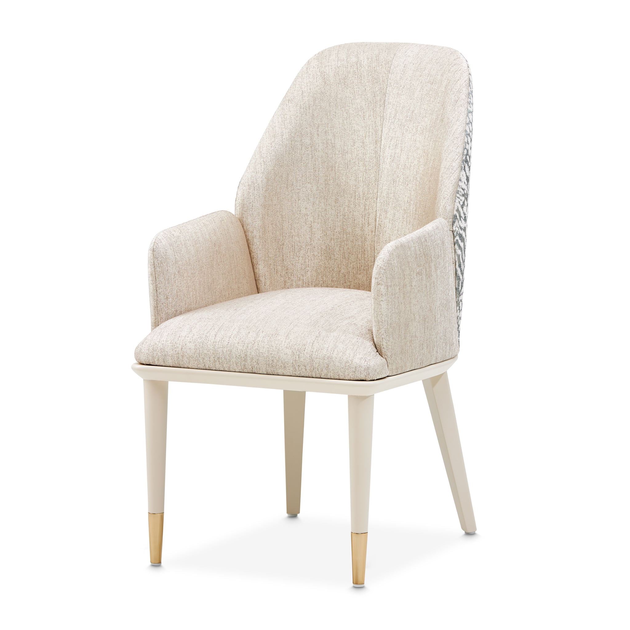Lisbon Dining Arm Chair - Silken Matte Cream - Image 21