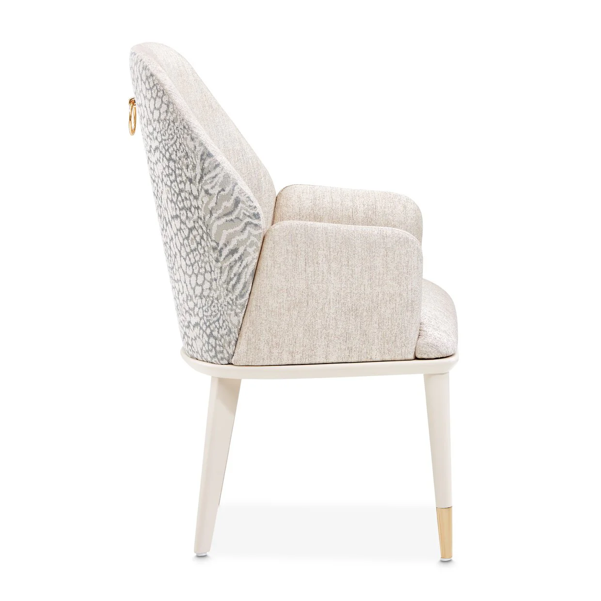 Lisbon Dining Arm Chair - Silken Matte Cream - Image 3