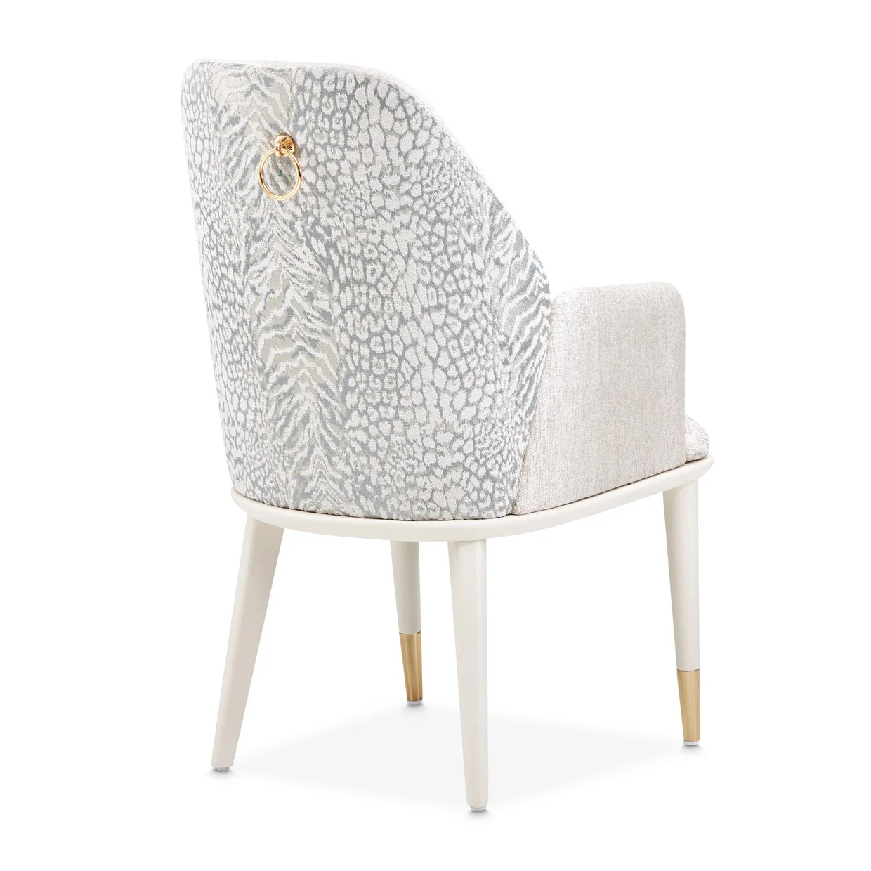 Lisbon Dining Arm Chair - Silken Matte Cream - Image 4