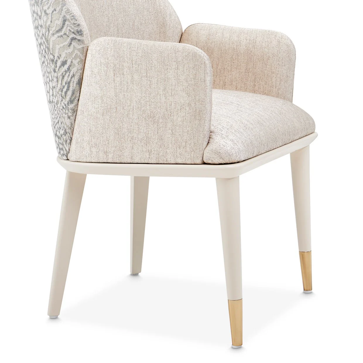 Lisbon Dining Arm Chair - Silken Matte Cream - Image 8