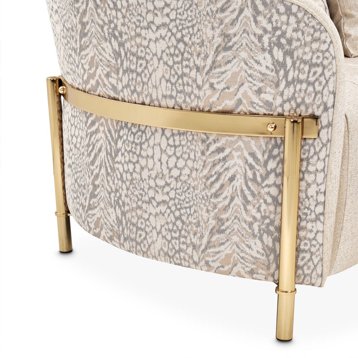 Lisbon Loveseat - Opal/Gold - Image 9