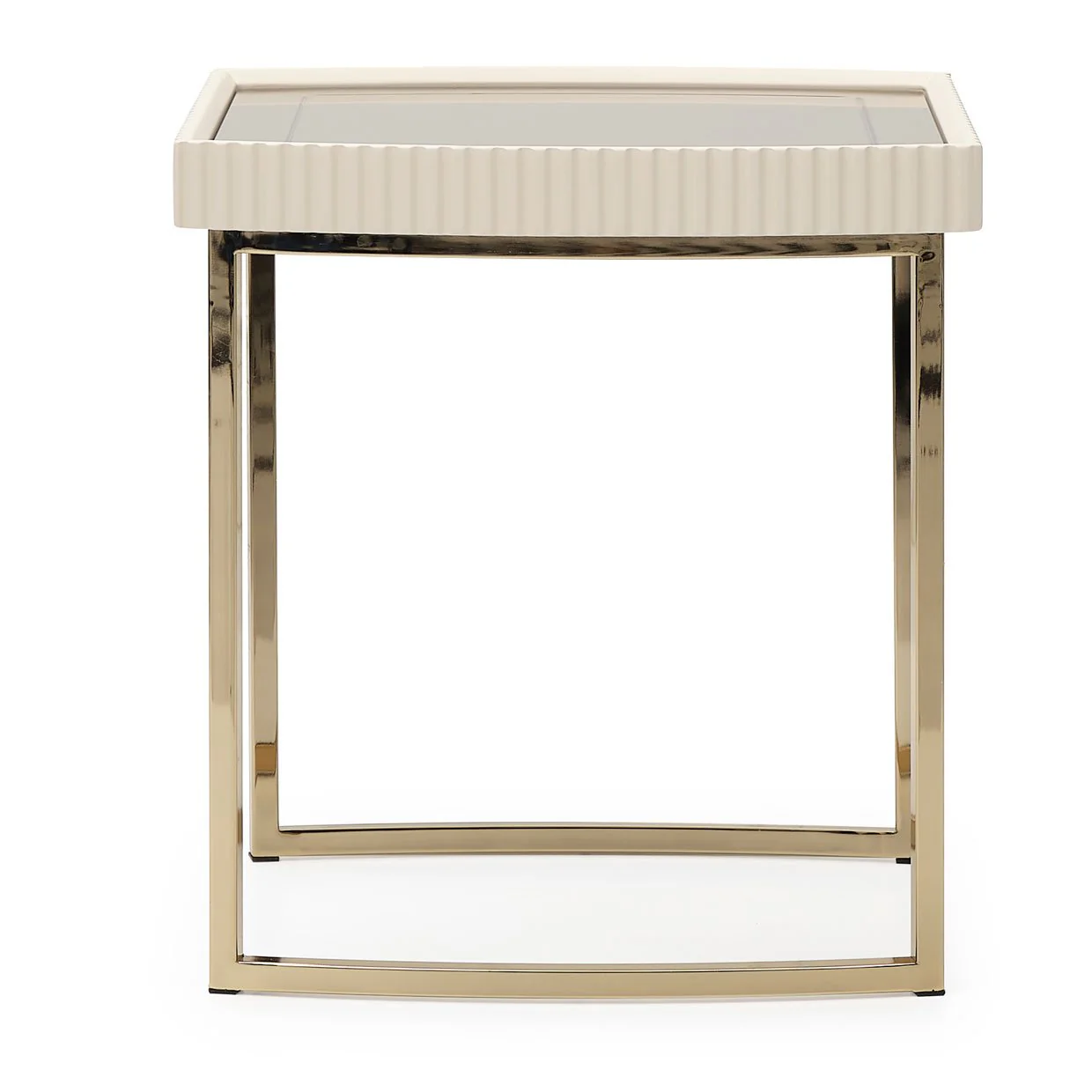 Lisbon Side Table - Silken Matte Cream - Image 2