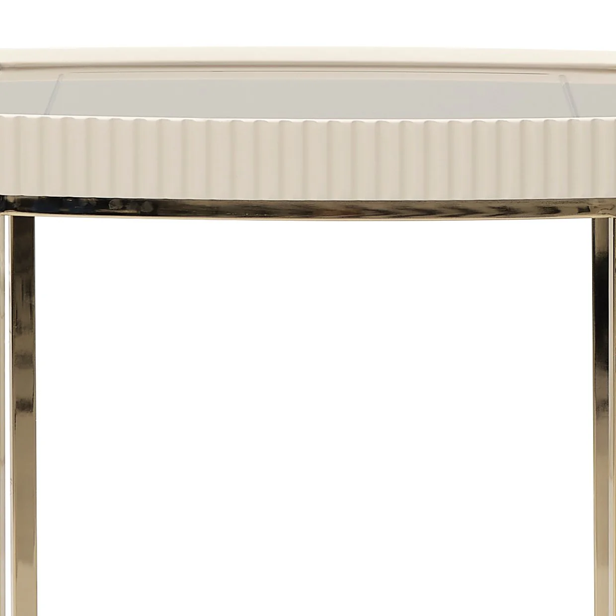 Lisbon Side Table - Silken Matte Cream - Image 5