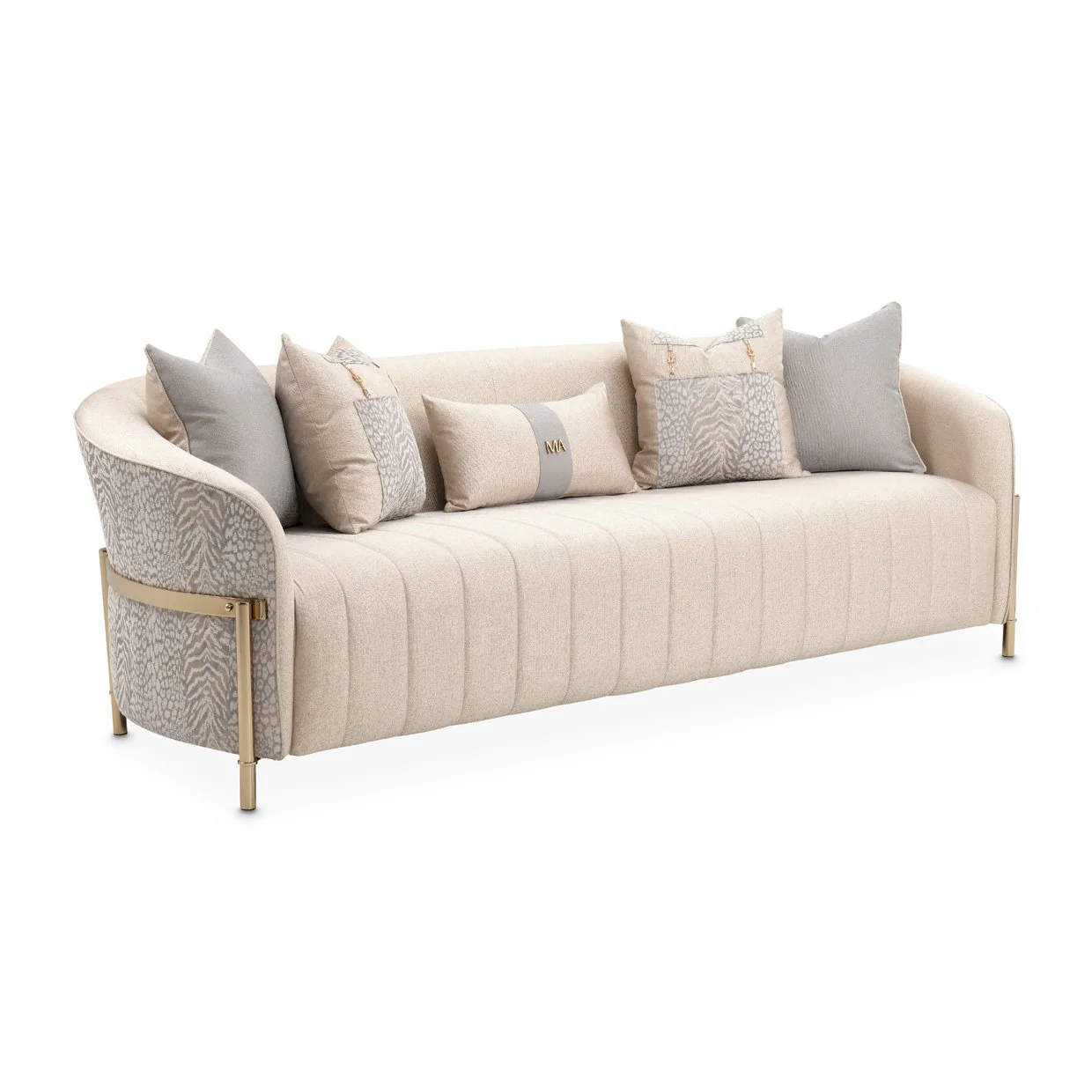 Lisbon Sofa - Opal/Gold - Image 2