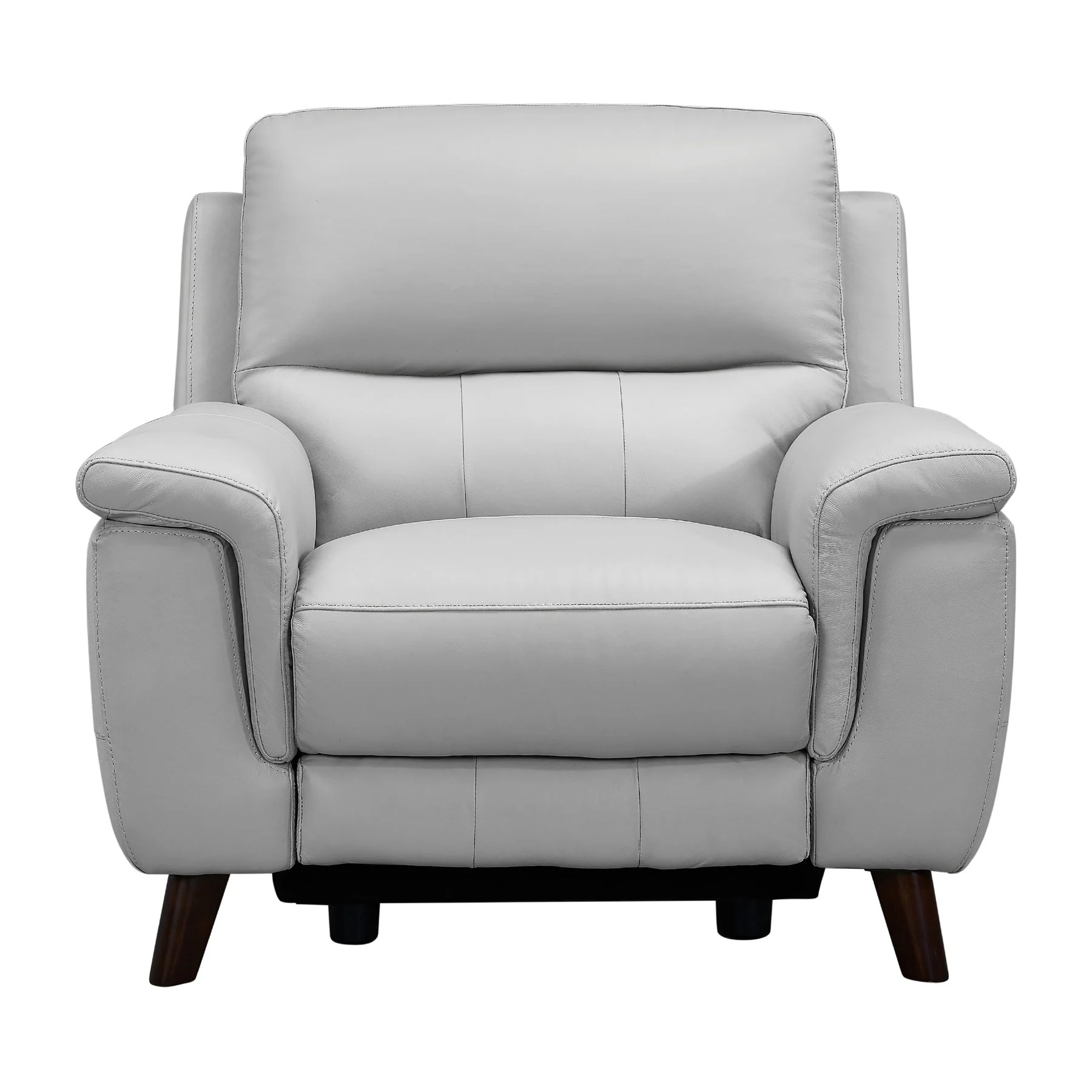 Lizette Dove Gray Leather Power Recliner 3 Piece Living Room Set with USB - Image 8