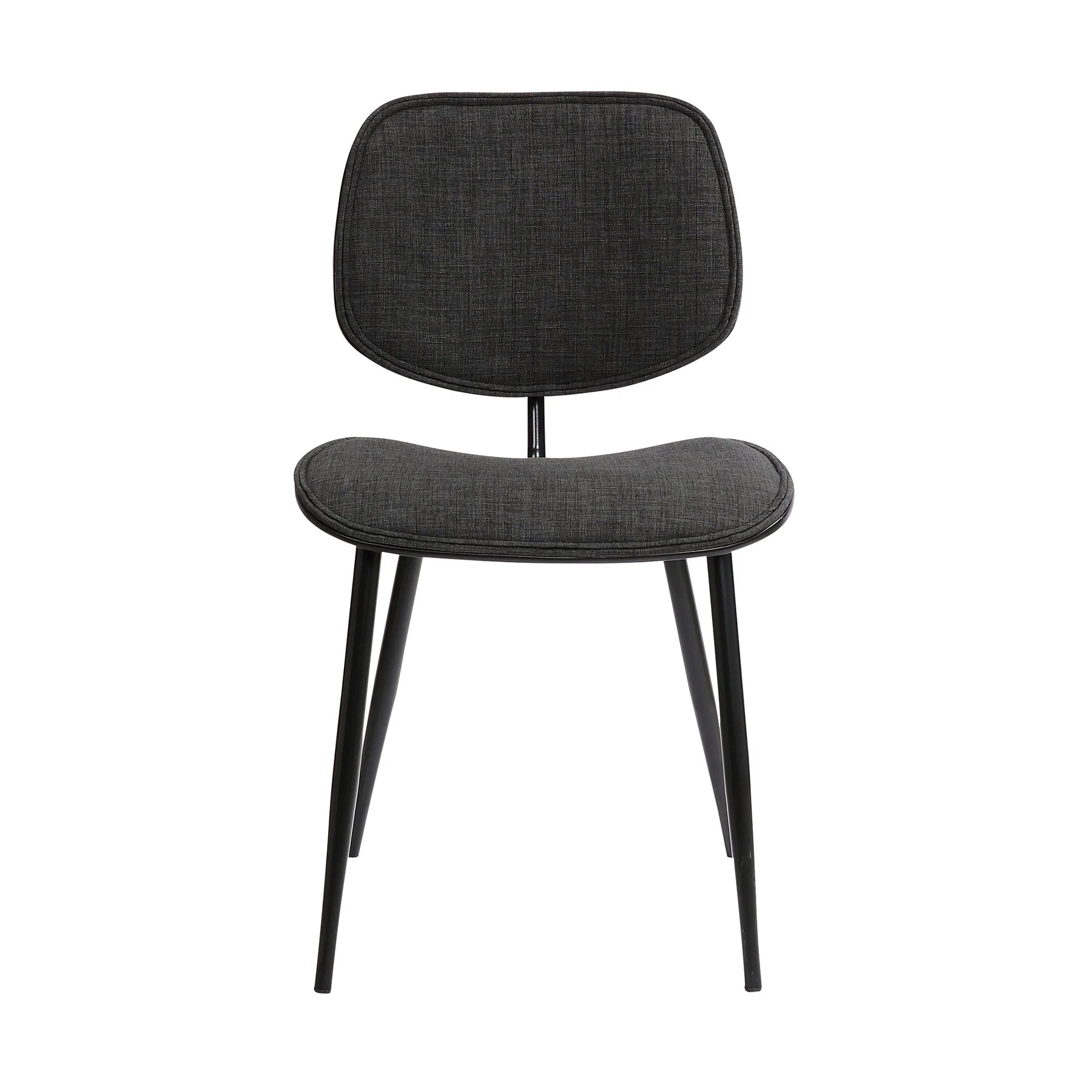 Lizzy Charcoal Modern Dining Accent Chairs - Set of 2 - Image 2