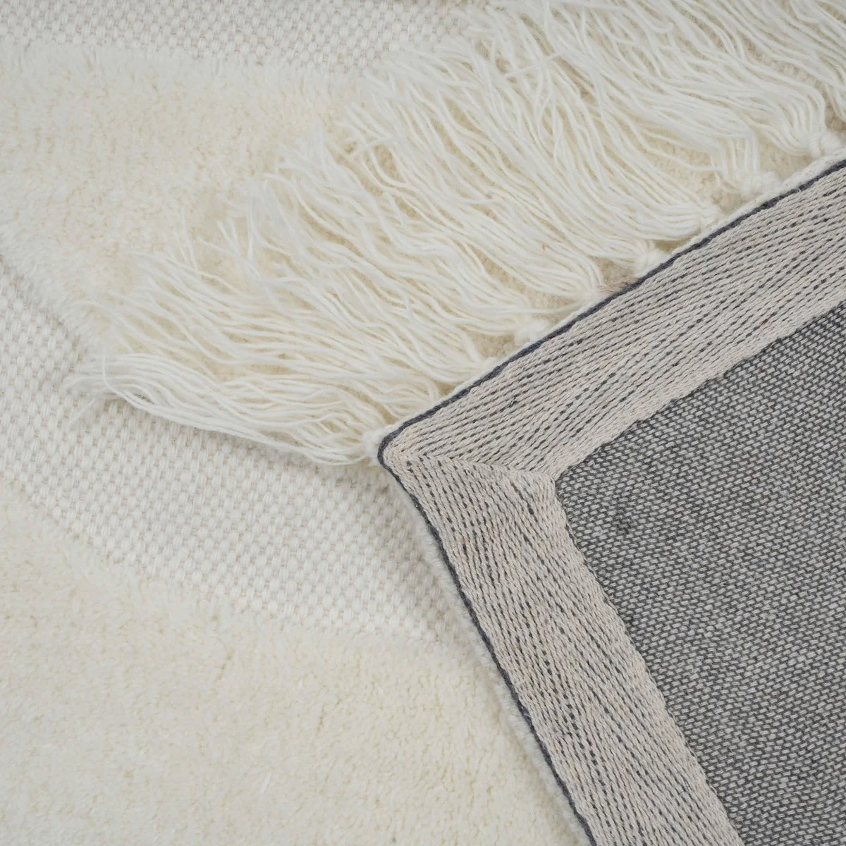Loop White 8' x 10' Area Rug - Image 4