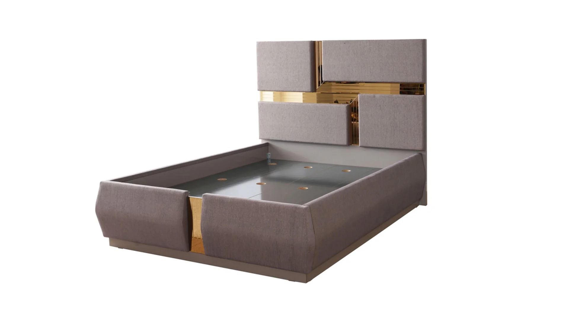Lorenzo Queen 5 Pc Bedroom Set River Sand - Image 2