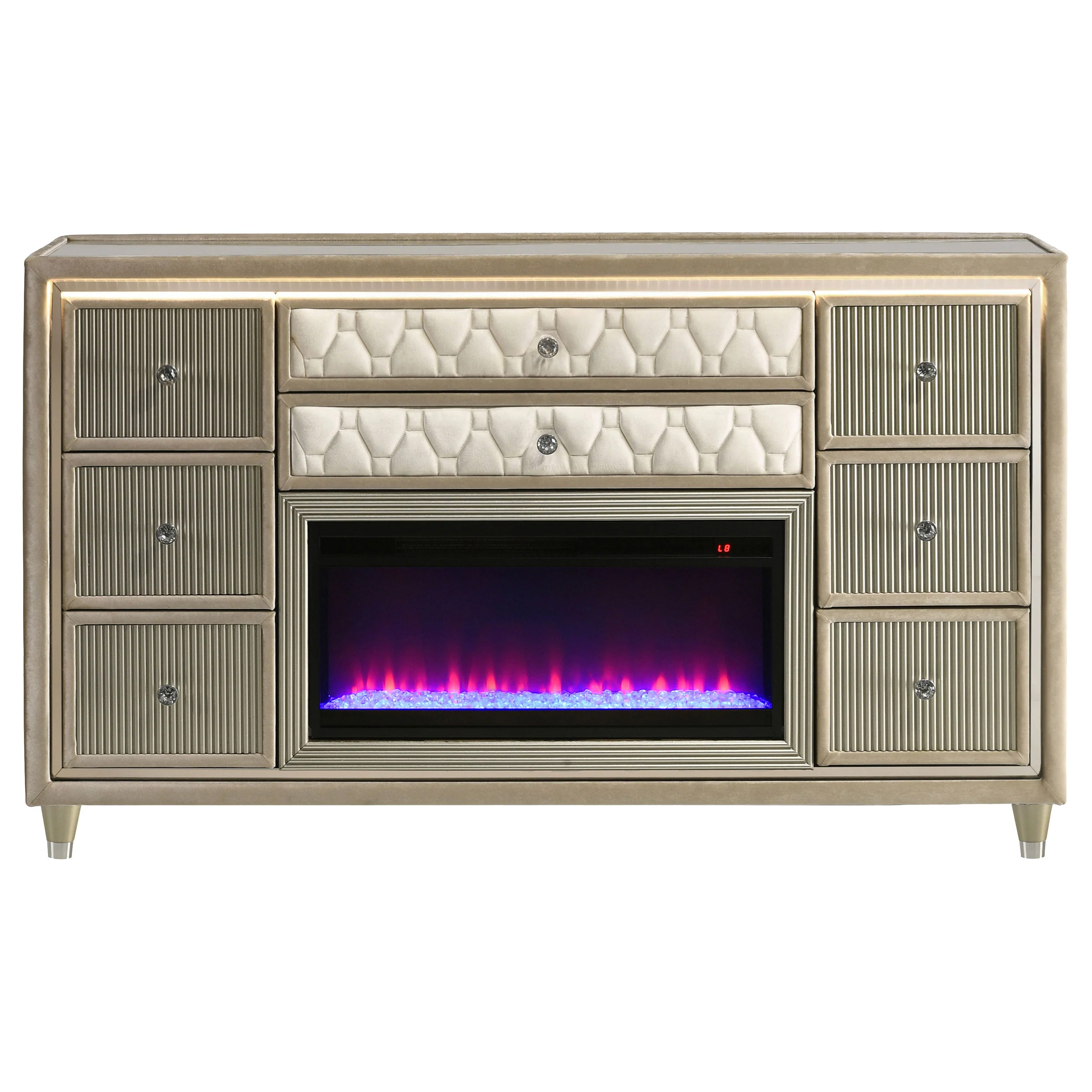 Lorient LED Dresser with Flame Visualizer - Image 3