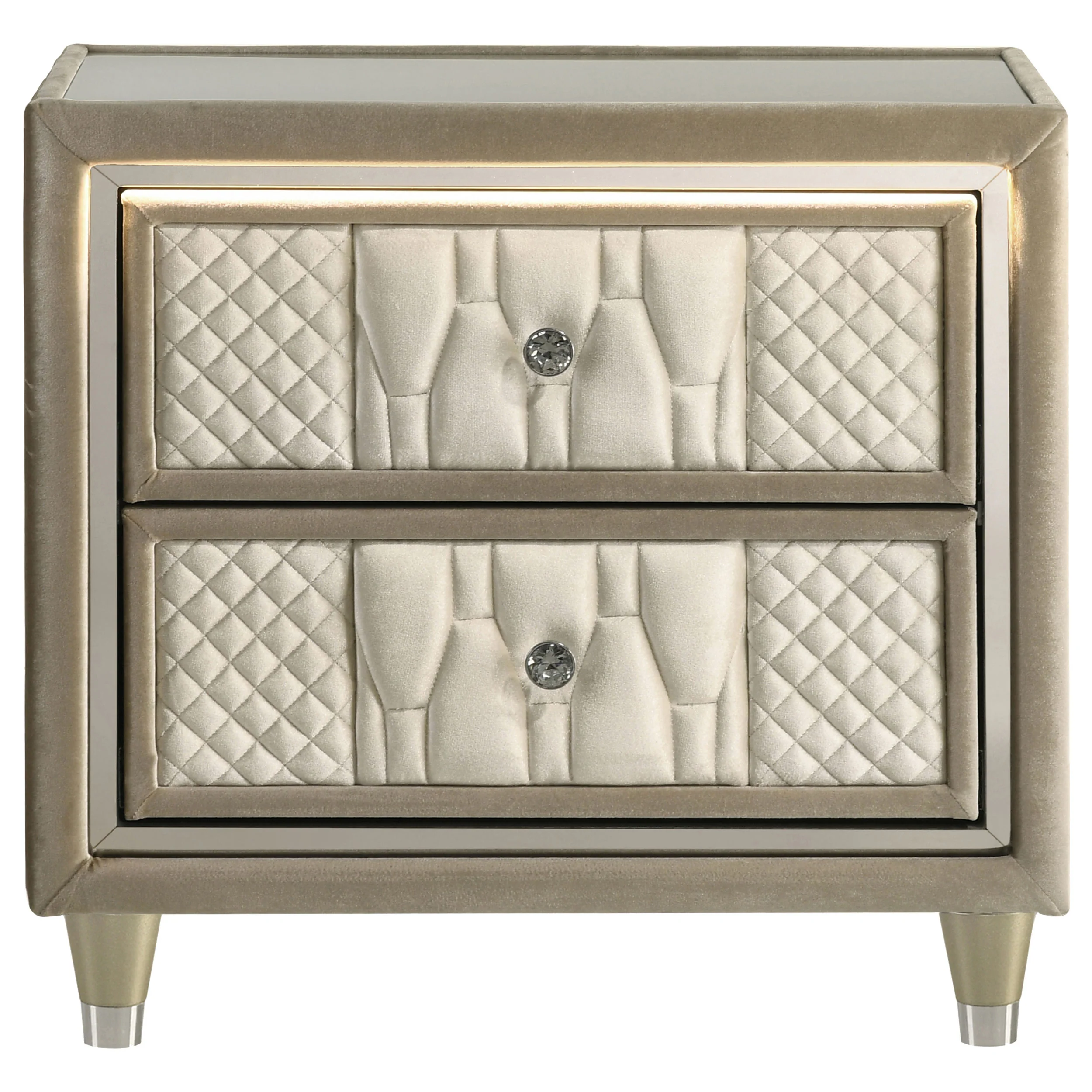 Lorient Nightstand with LED Lighting - Image 3