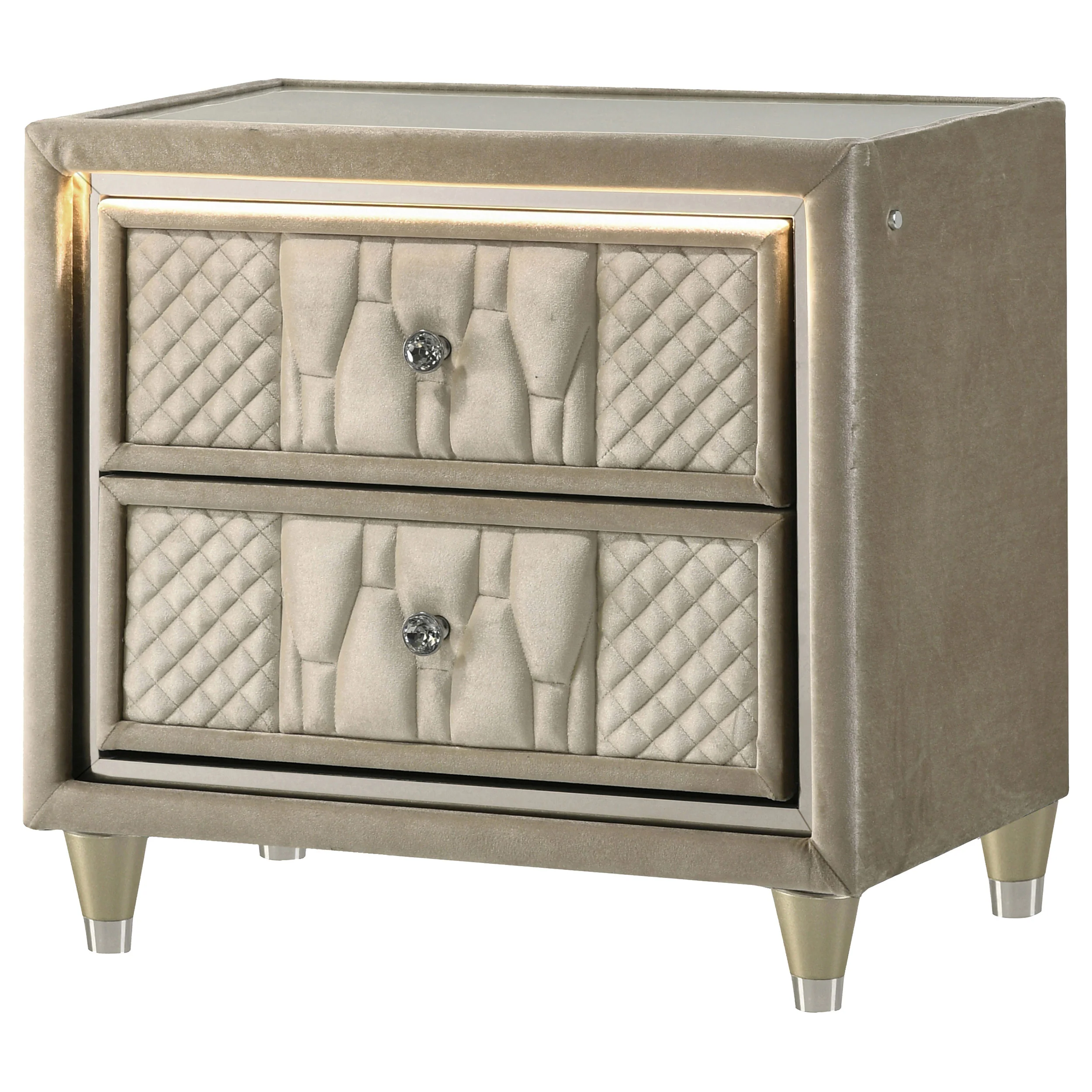 Lorient Nightstand with LED Lighting - Image 4