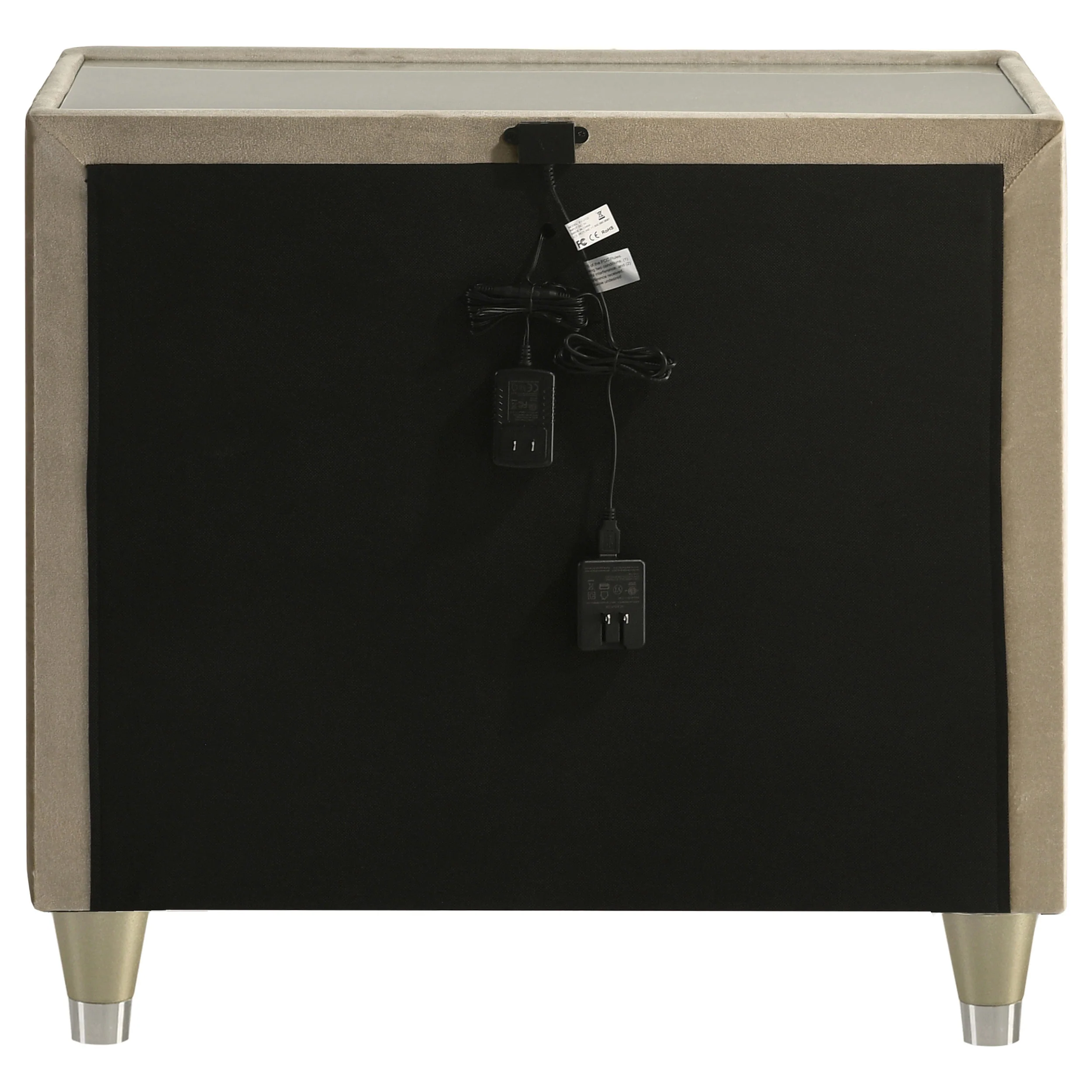 Lorient Nightstand with LED Lighting - Image 7