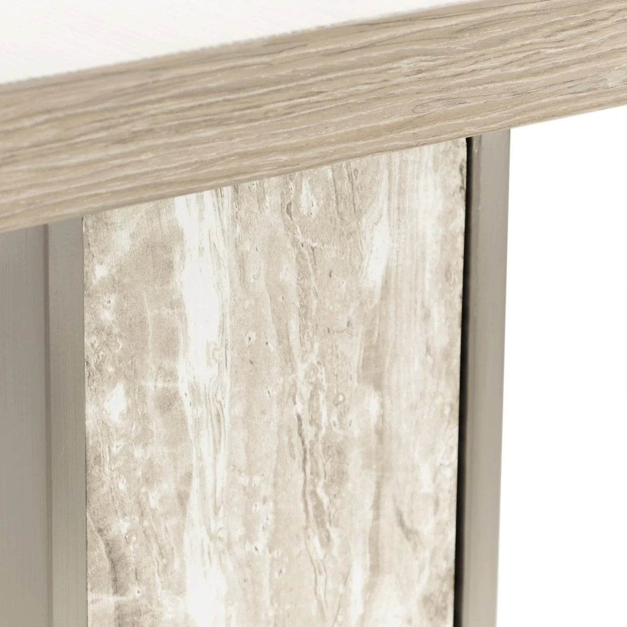 Lotus Bay C-Shaped Accent Table - Sand - Image 10