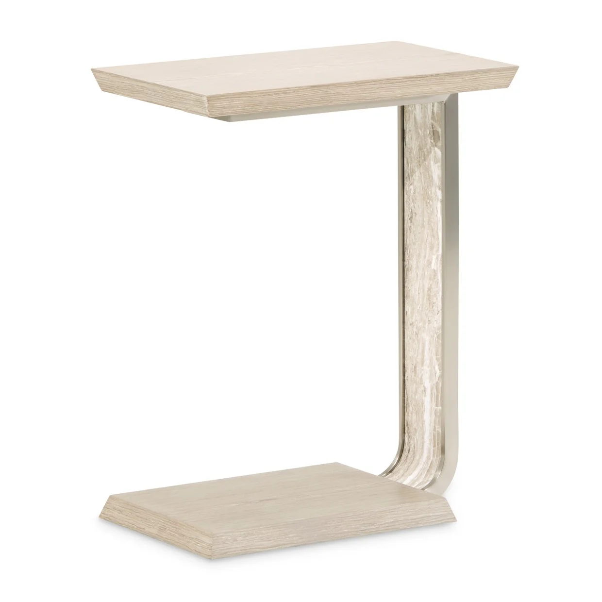 Lotus Bay C-Shaped Accent Table - Sand - Image 13