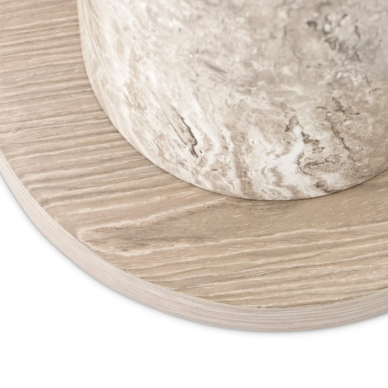 Lotus Bay Chairside Table - Sand - Image 6
