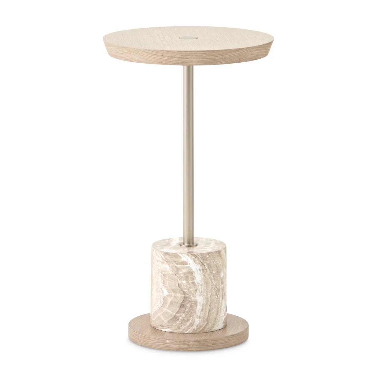 Lotus Bay Chairside Table - Sand - Image 7