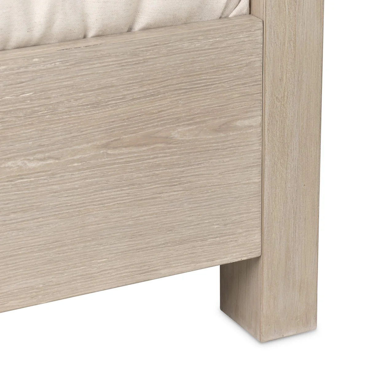 Lotus Bay Twin Panel Bed with LED Lights - Sand - Image 8