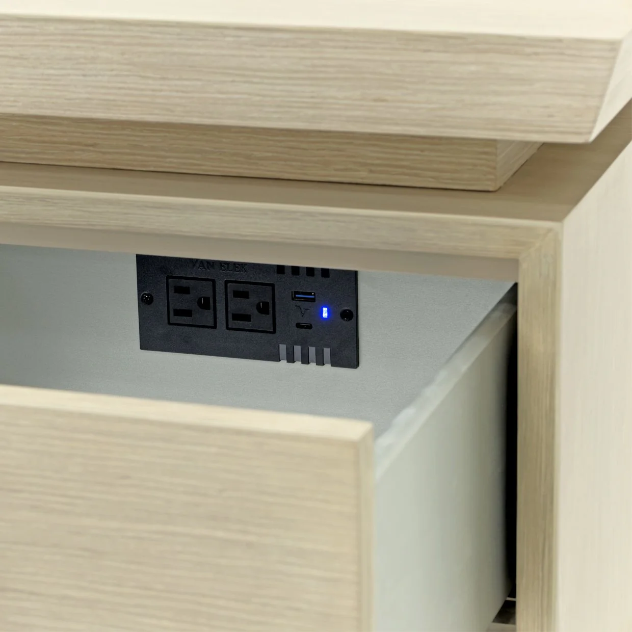 Lotus Bay Vanity Desk - Sand - Image 11