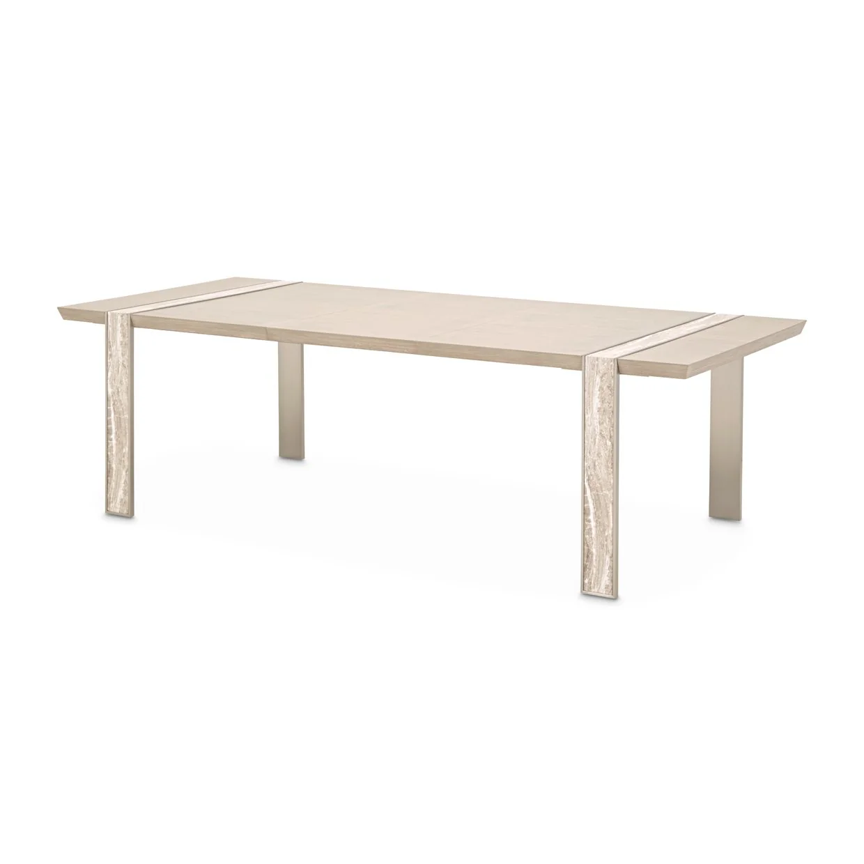 Lotus Bay Wide Rectangular Dining Table - Sand - Image 13