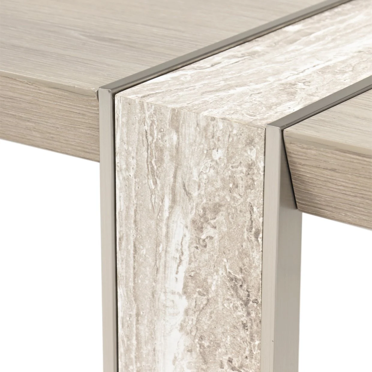 Lotus Bay Wide Rectangular Dining Table - Sand - Image 8