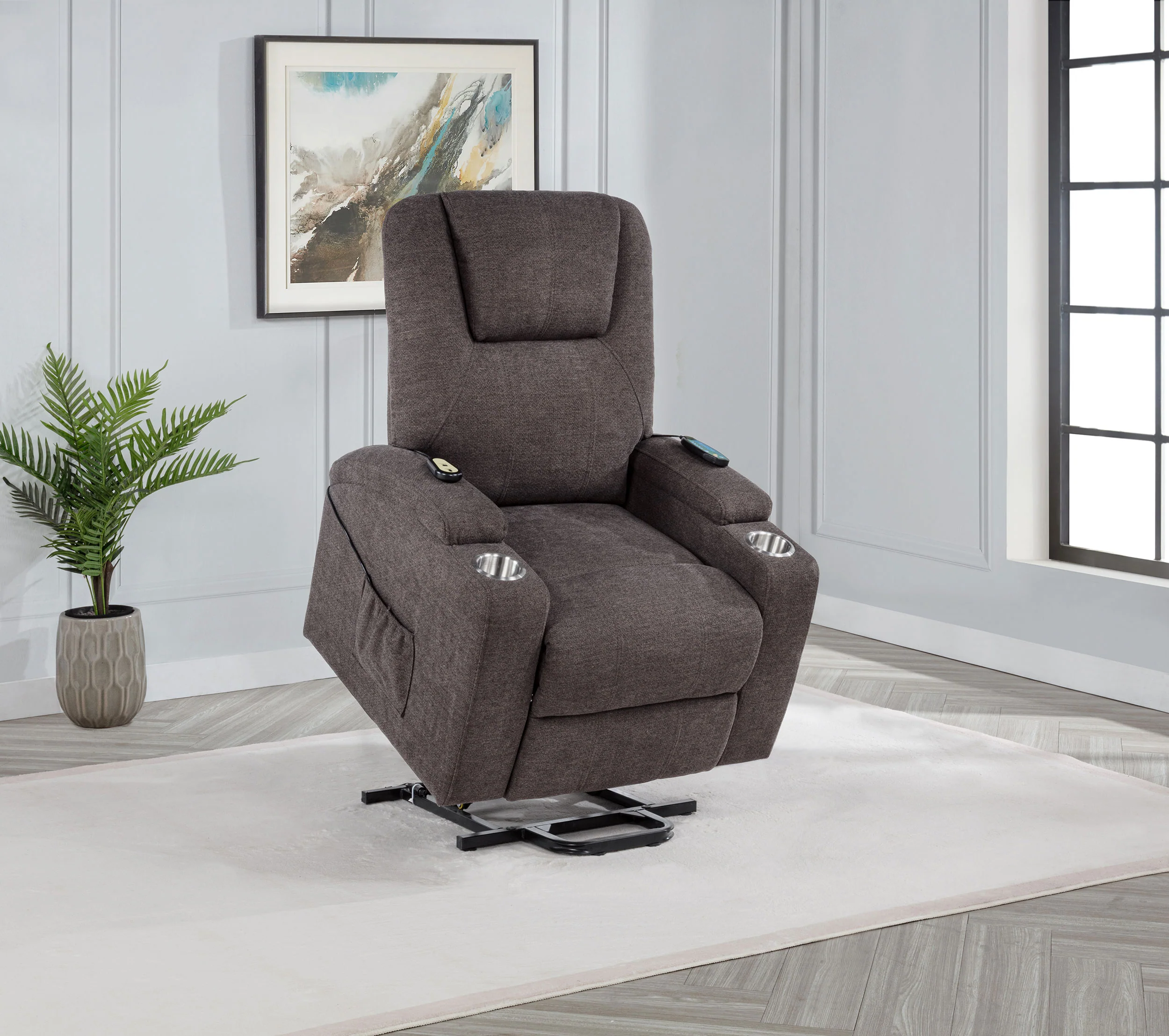 Louie Power Lift Massage Recliner - Image 19