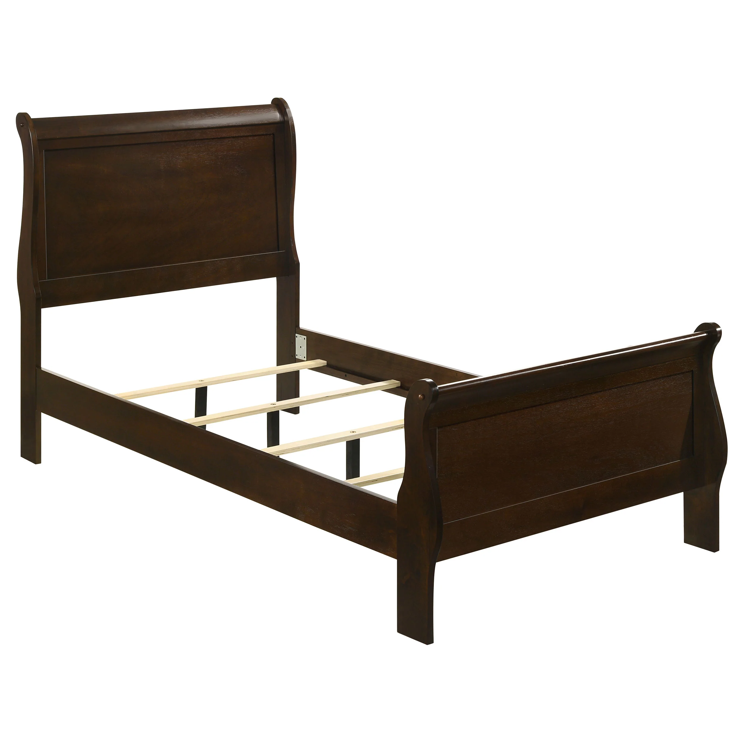 Louis Philippe Sleigh Panel Bed - Image 28