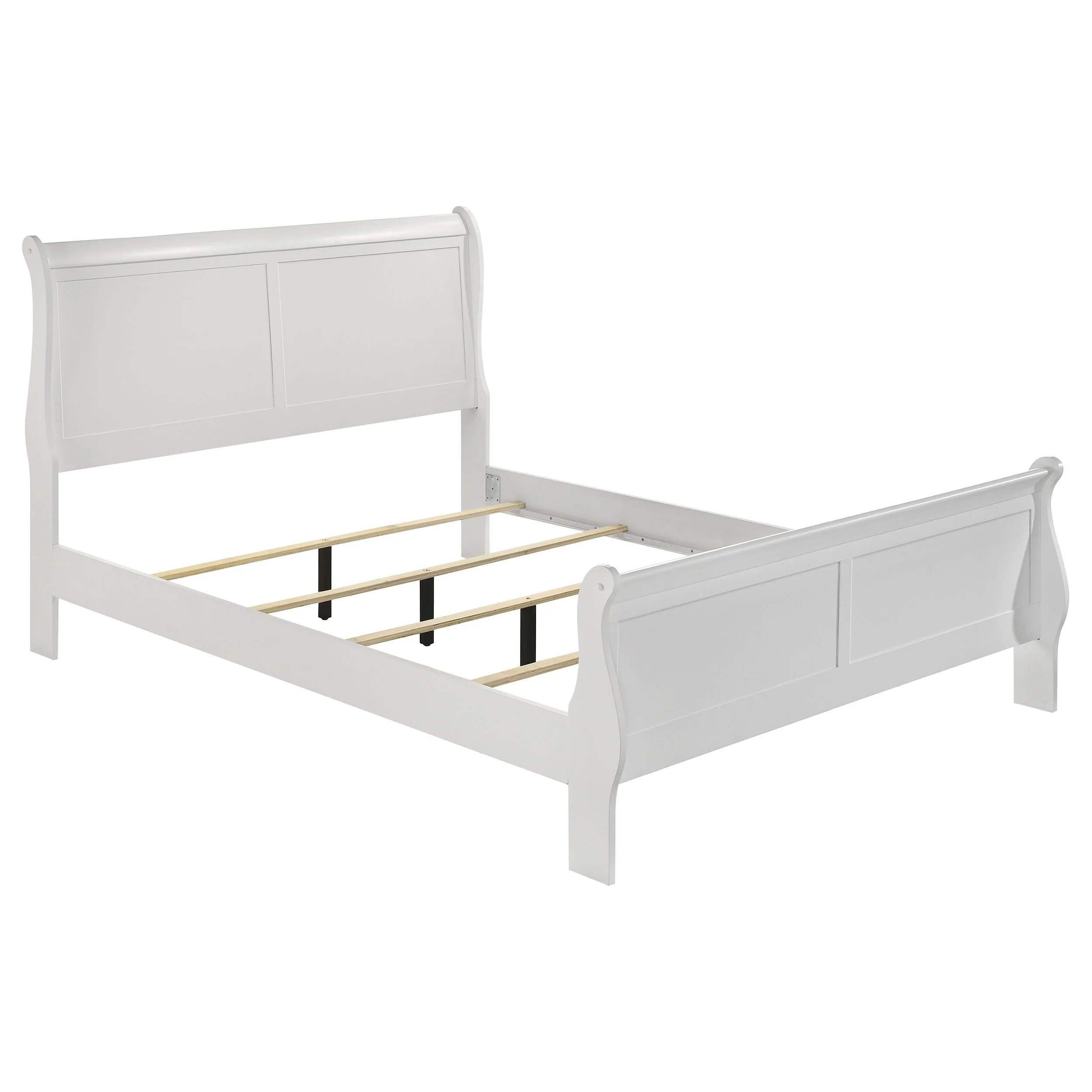 Louis Philippe Sleigh Panel Bed - Image 37