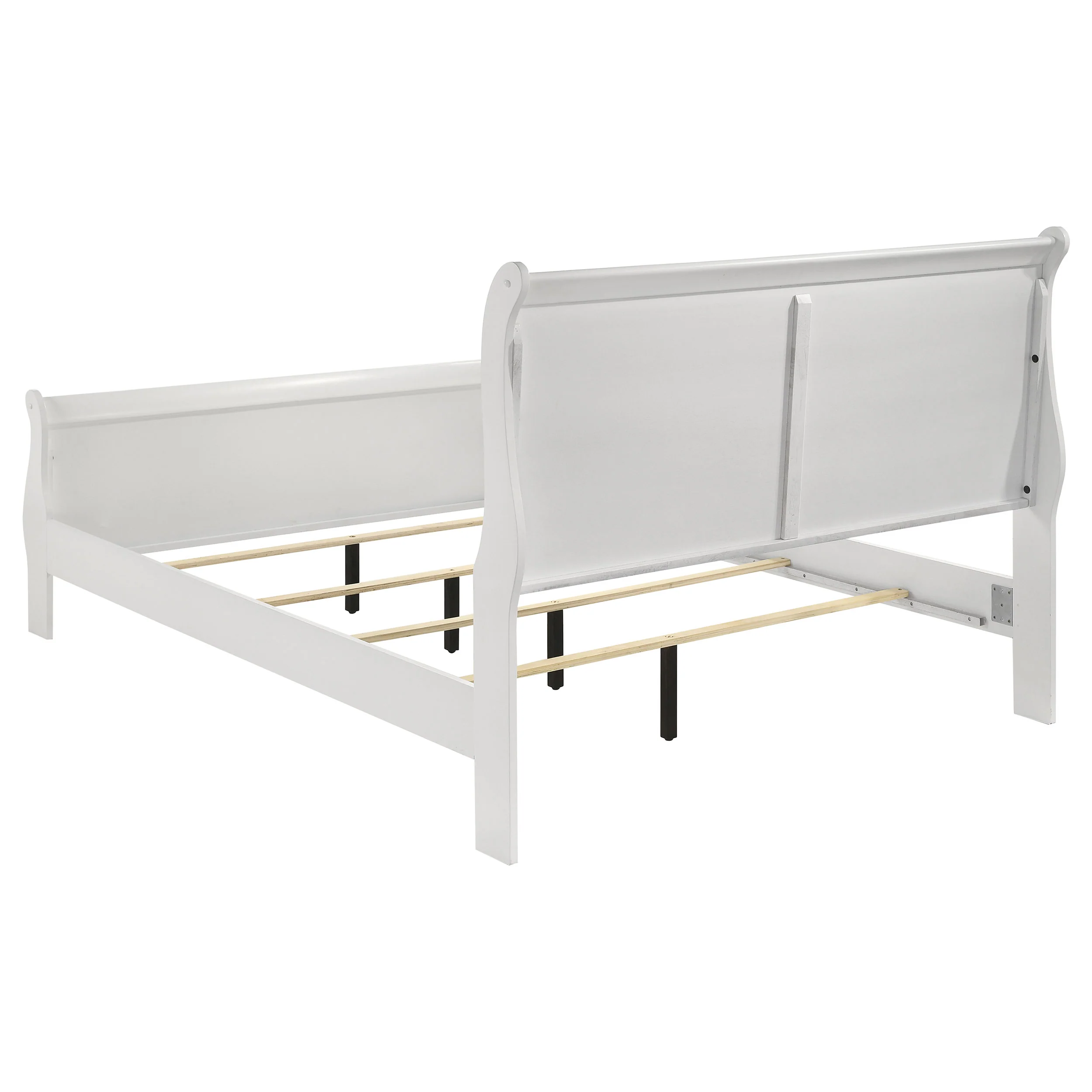 Louis Philippe Sleigh Panel Bed - Image 47