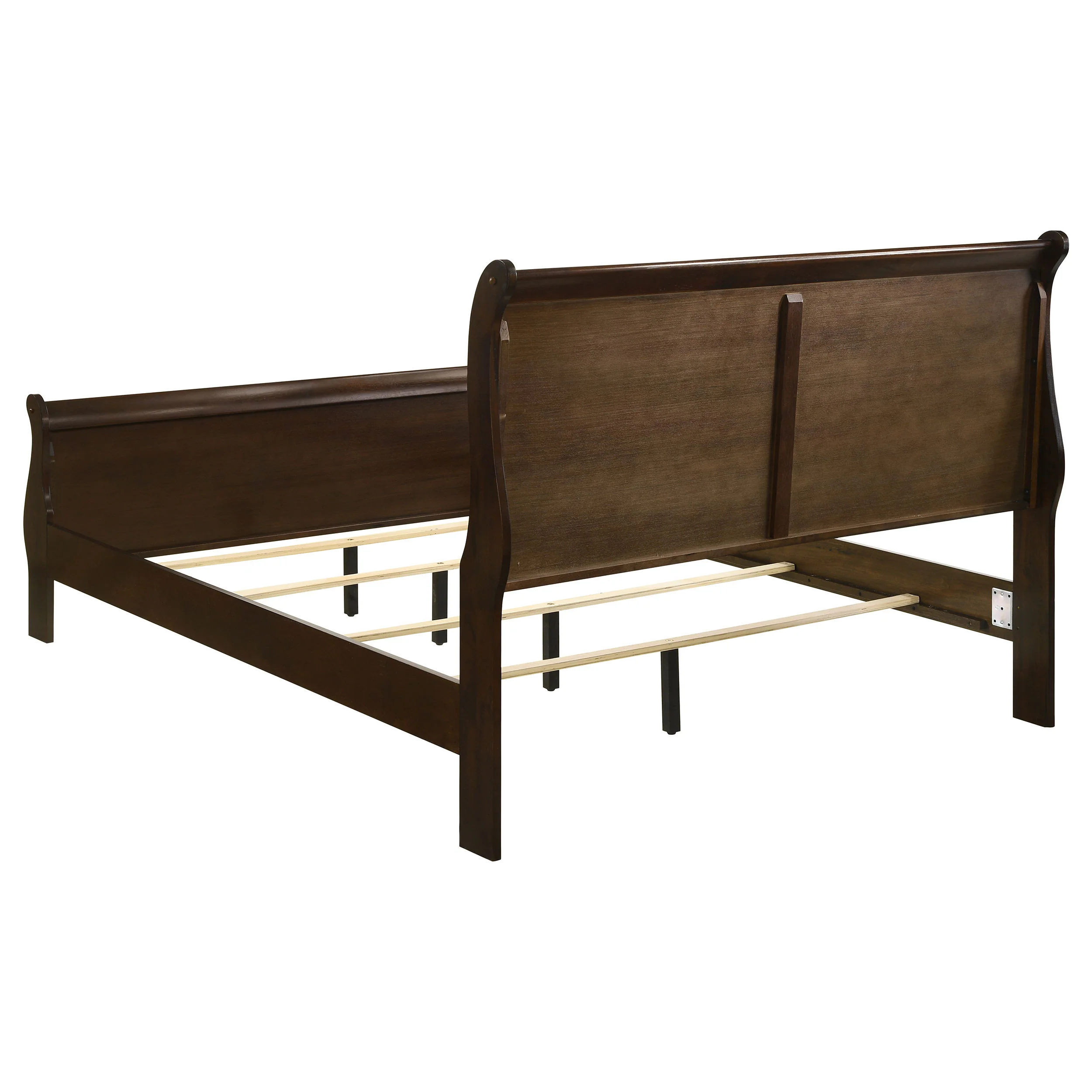 Louis Philippe Sleigh Panel Bed - Image 5