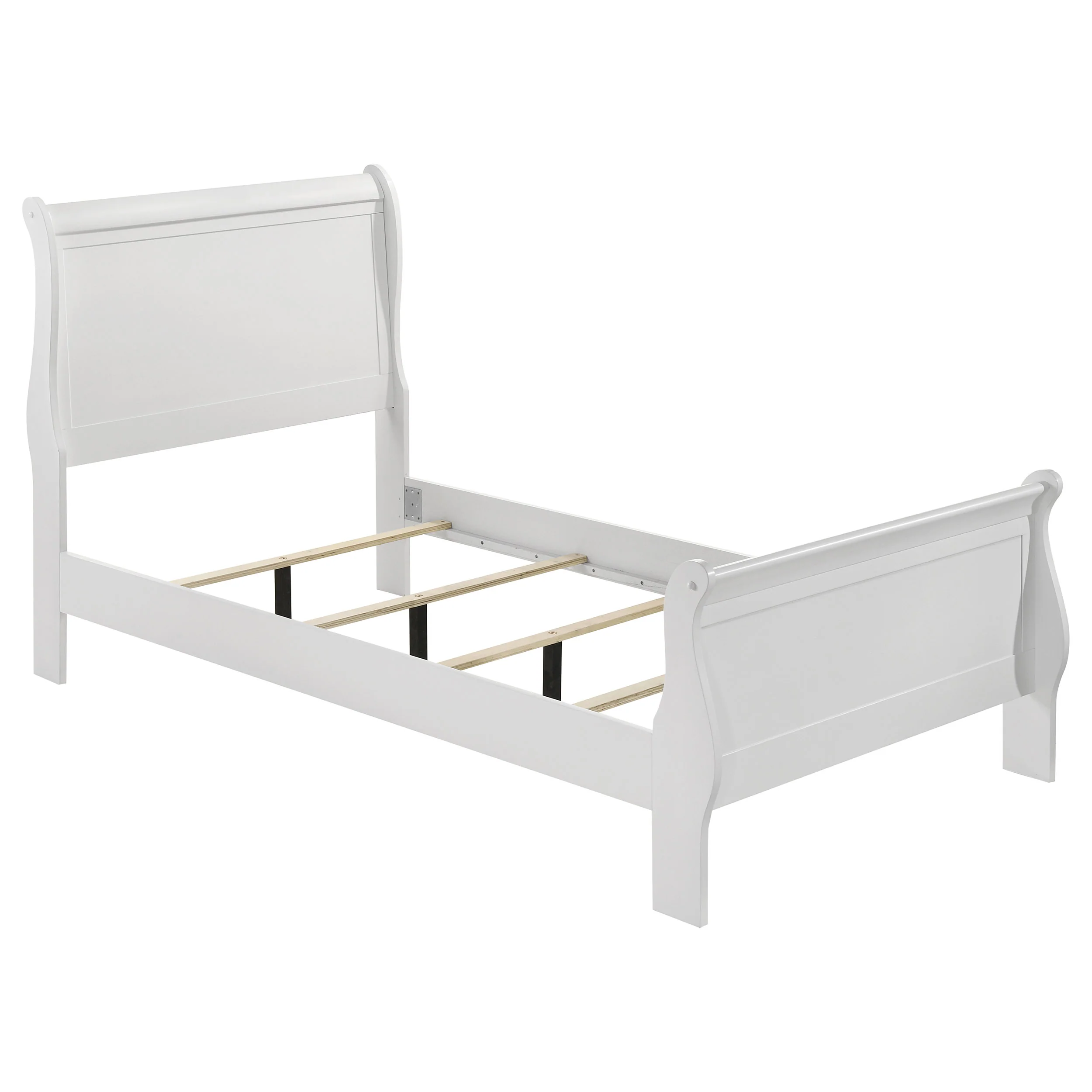 Louis Philippe Sleigh Panel Bed - Image 58