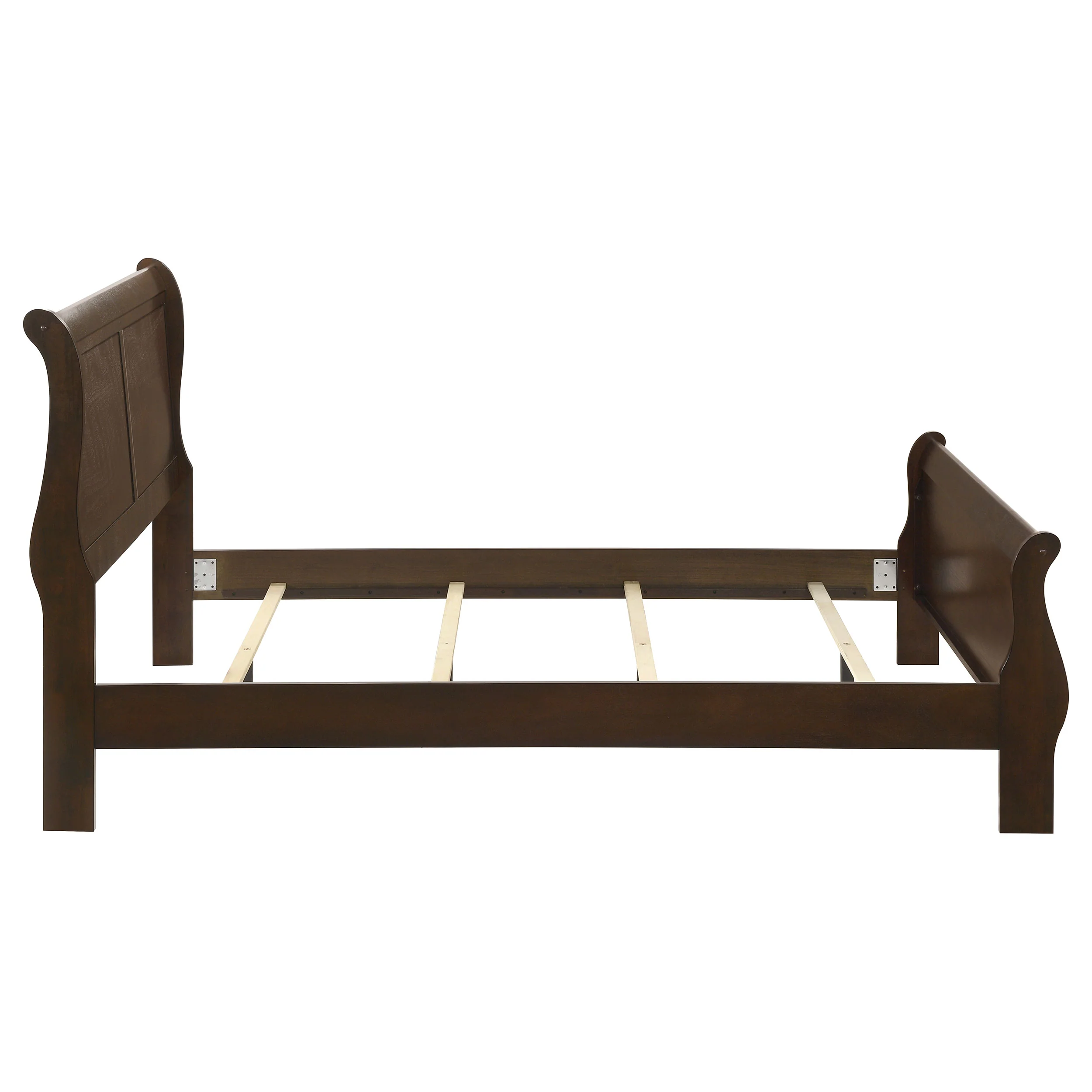 Louis Philippe Sleigh Panel Bed - Image 6