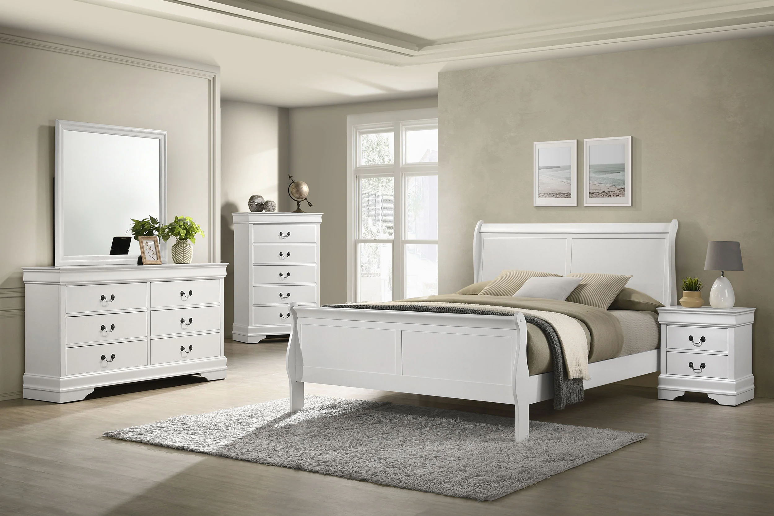 Louis Philippe Dresser with Mirror - Image 26