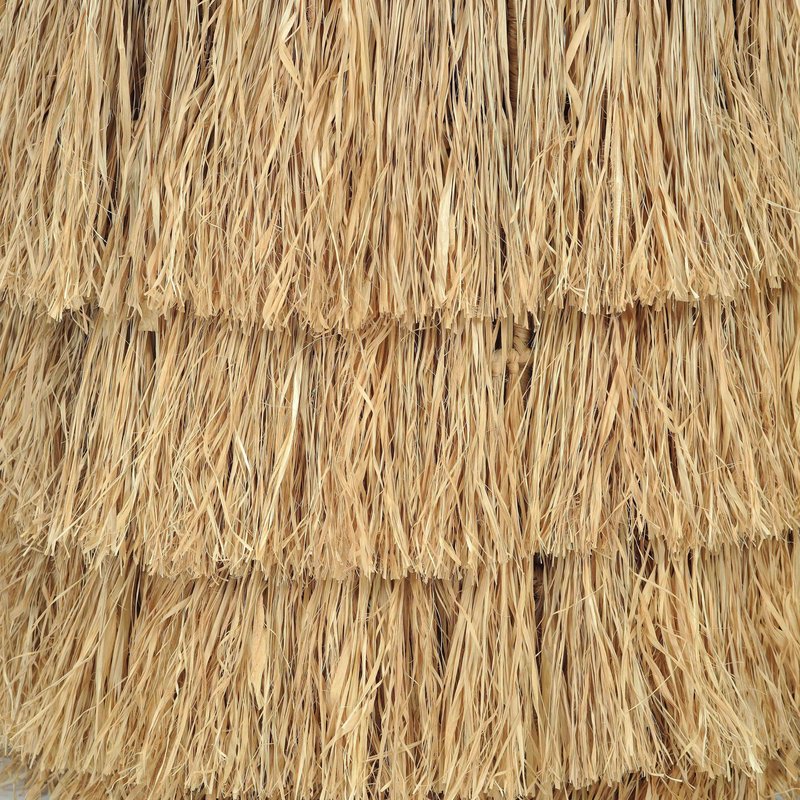 Luau Natural Rattan Round End Table - Image 5