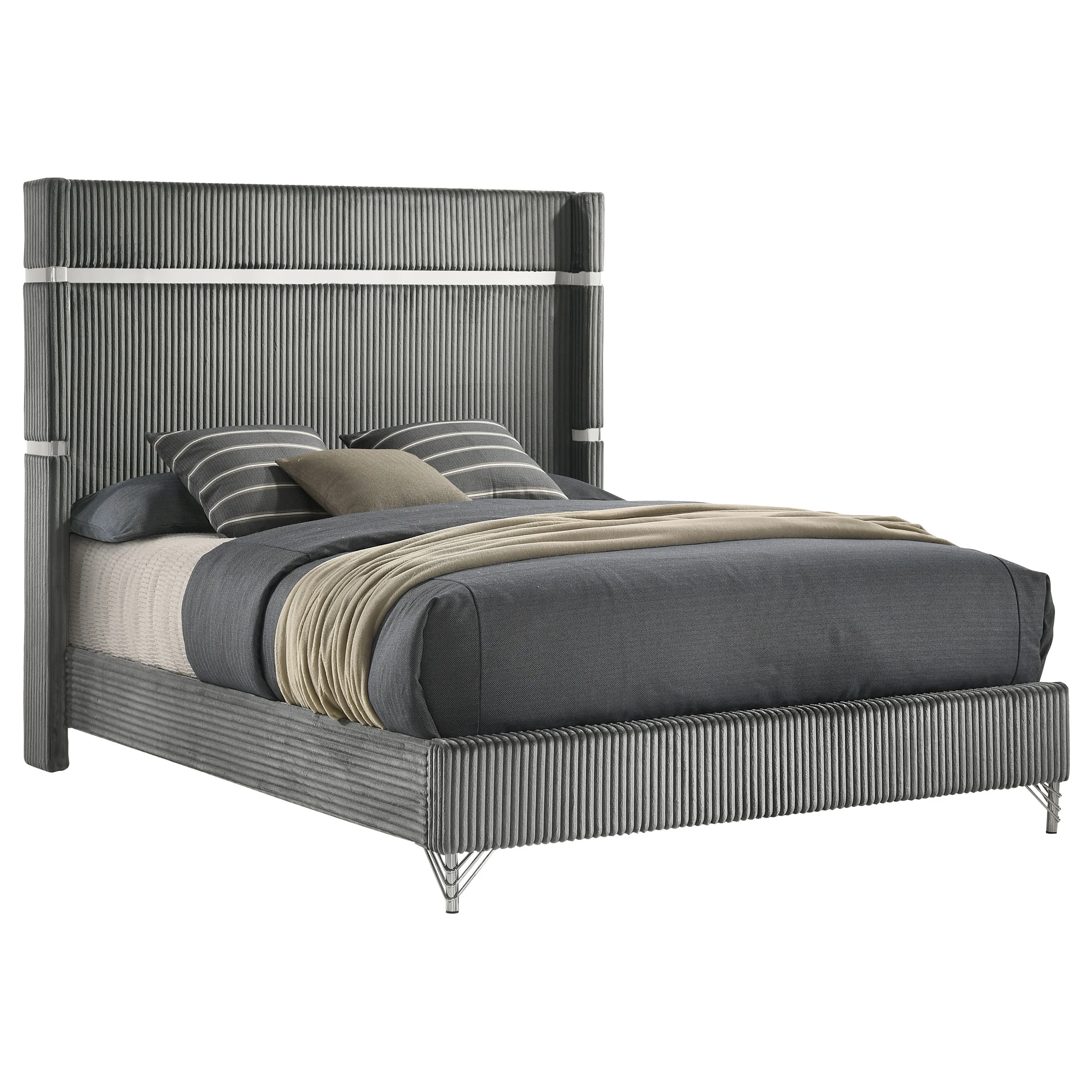 Lucia Wingback Bed - Image 3