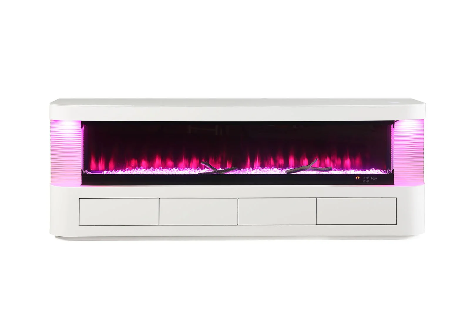 Luken 71" TV Stand w/ Electric Fireplace - Image 10