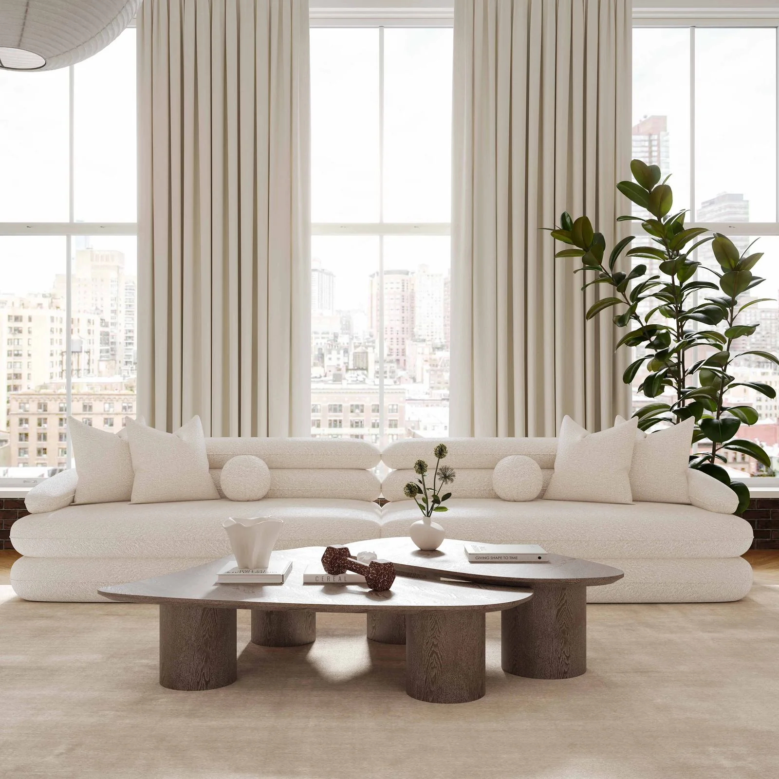 Lulu Cream Boucle Modular Sofa - Image 2