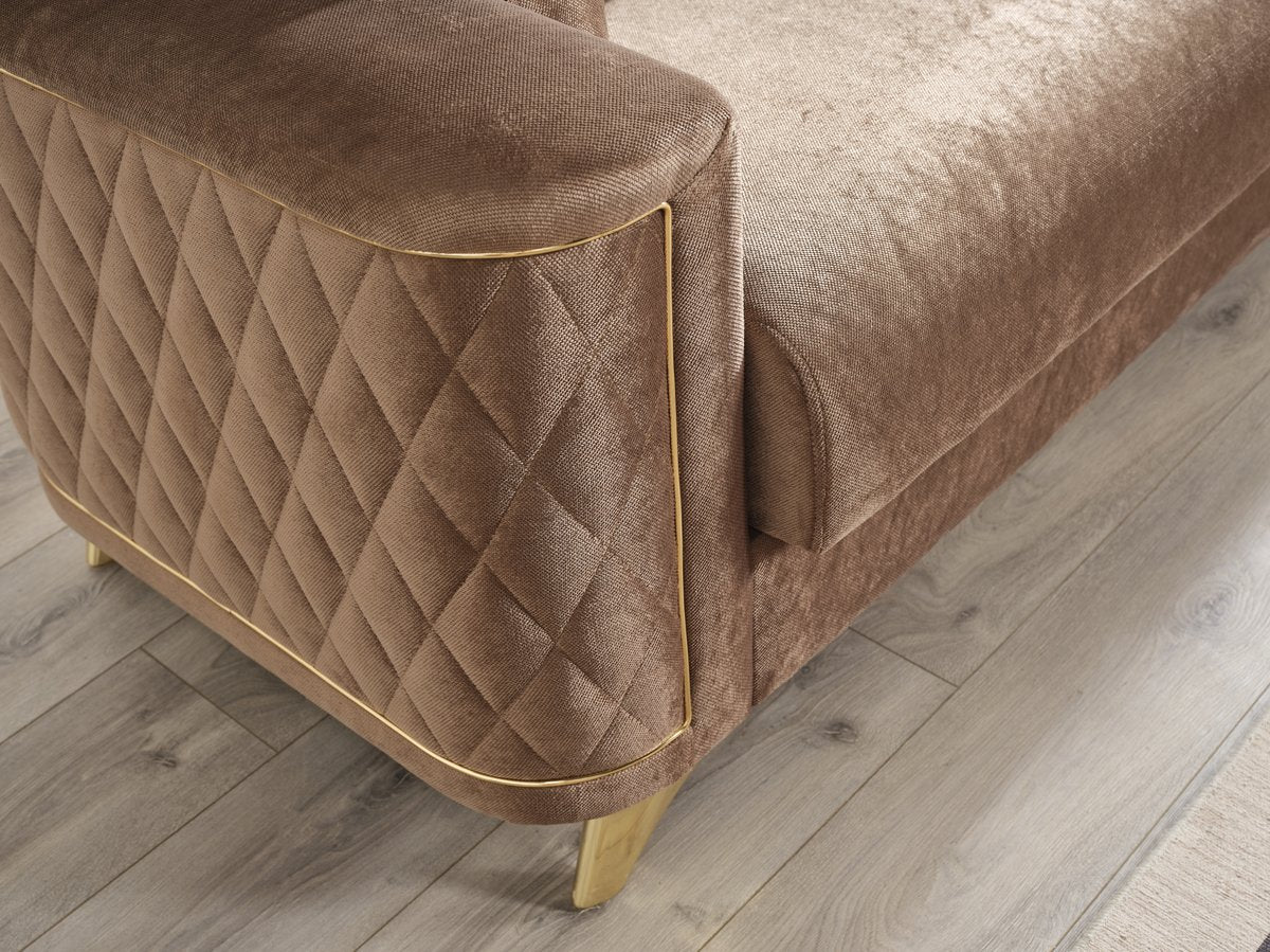Luna 2PC Living Room Set Copper - Image 10