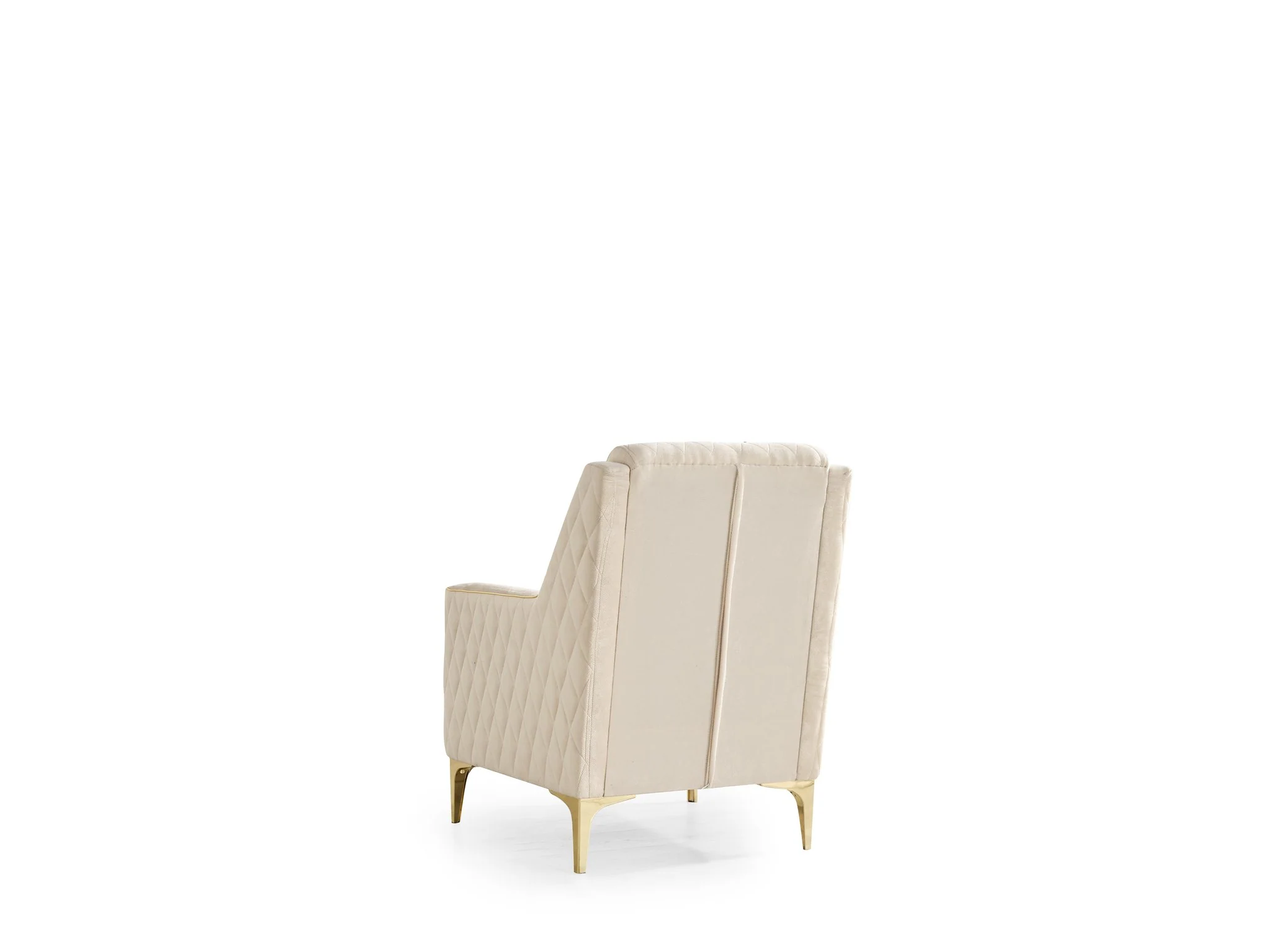 Luna 3 Pc Living Room set Ivory - Image 12