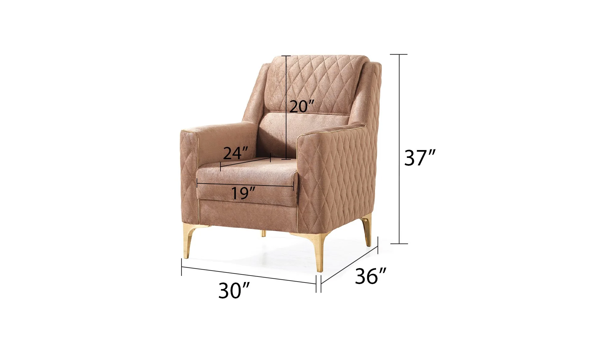 Luna Chair Copper - Image 6