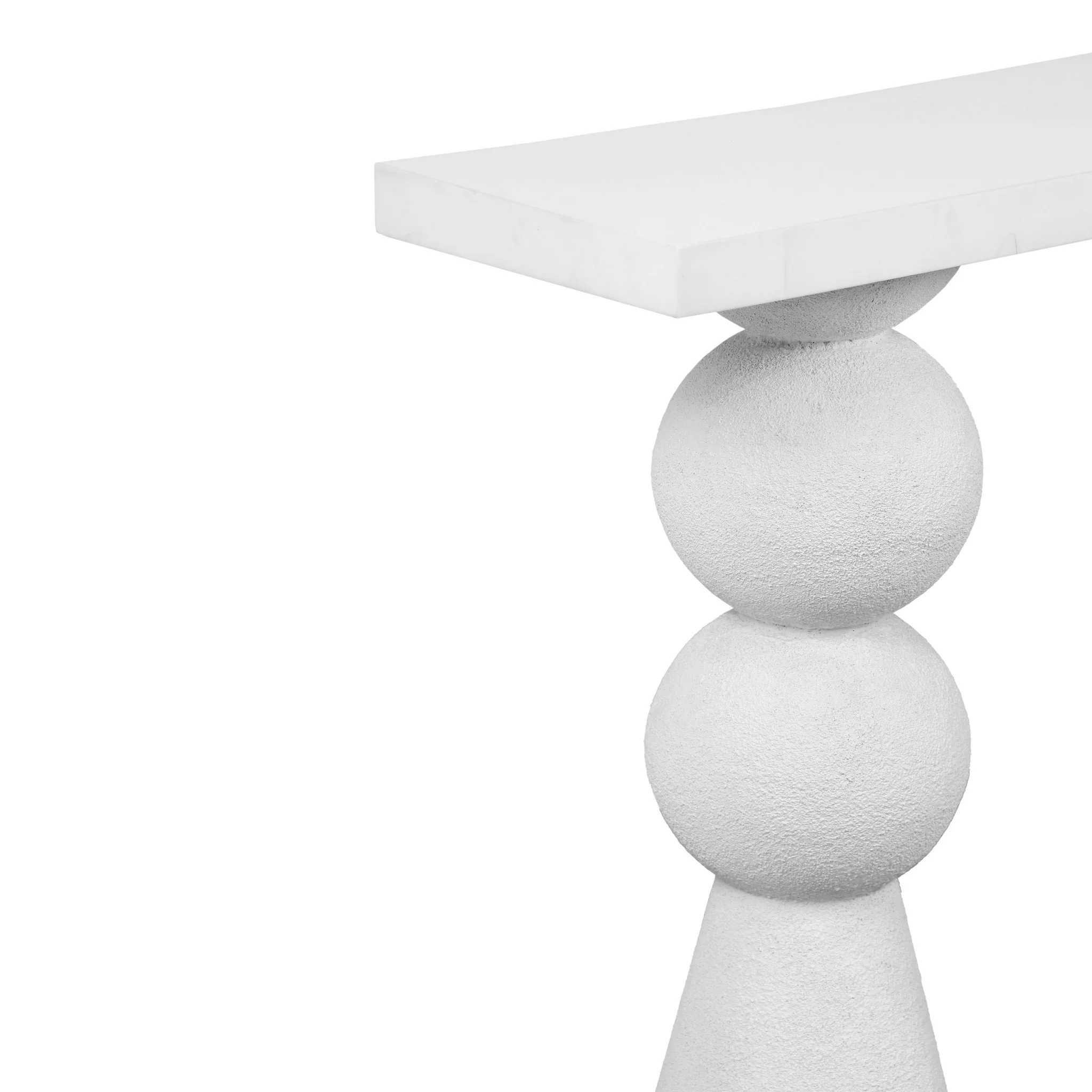 Lupita White Console Table - Image 4