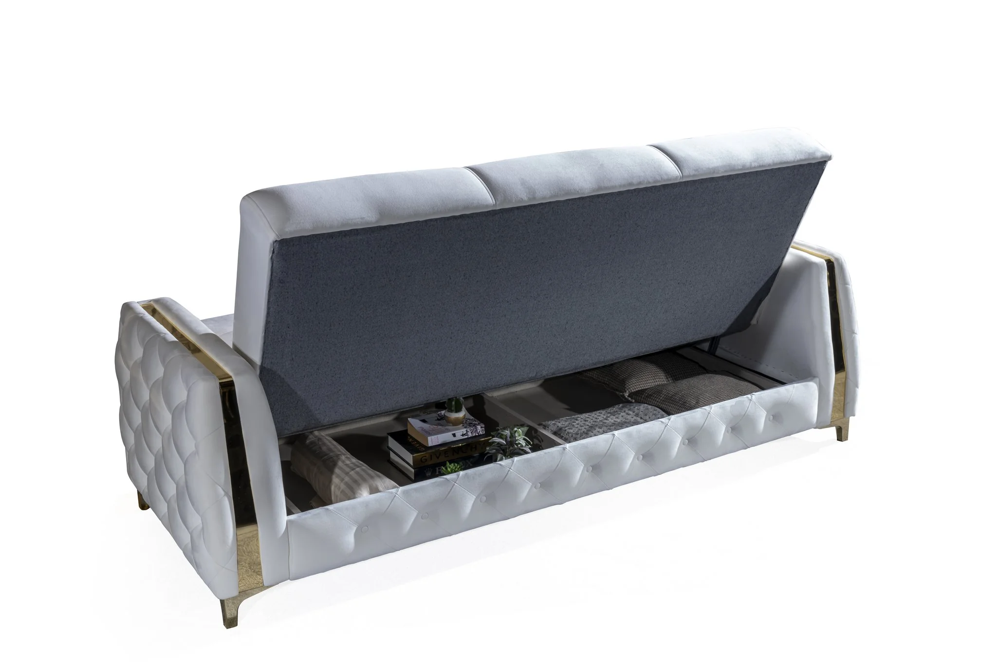 Lust 2PC Living Room Set Off White - Image 10