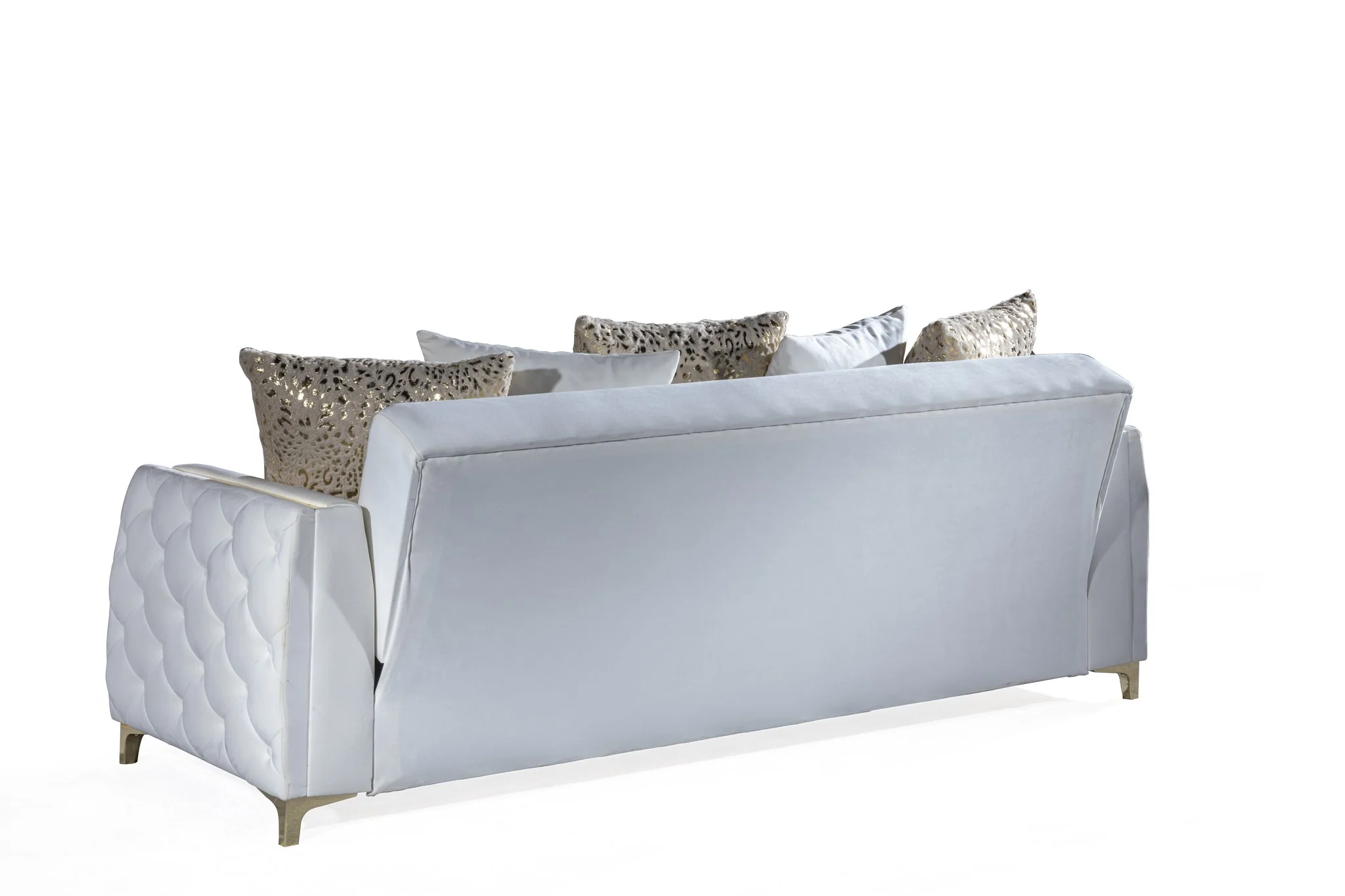 Lust 2PC Living Room Set Off White - Image 4