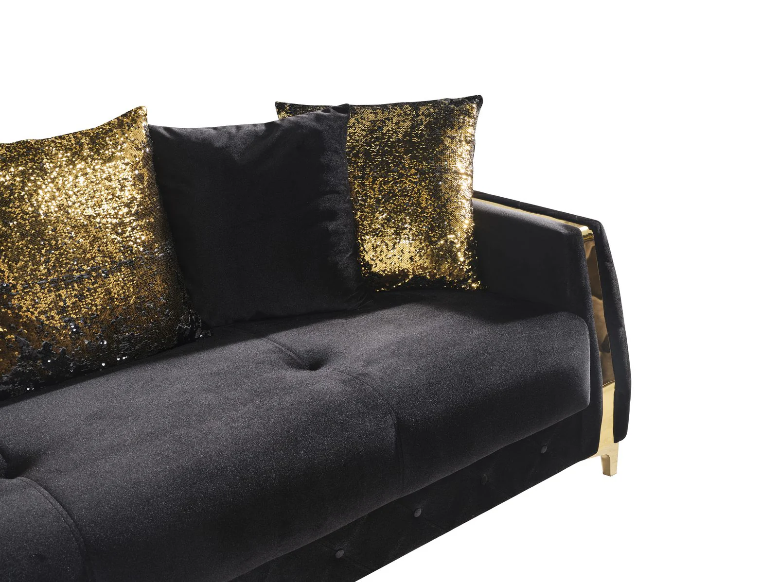 Lust 3 Pc Living Room set Black - Image 10