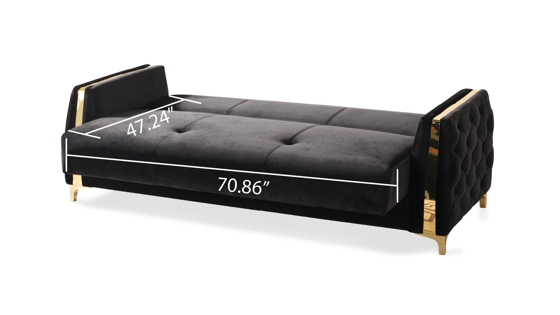 Lust 3 Pc Living Room set Black - Image 11